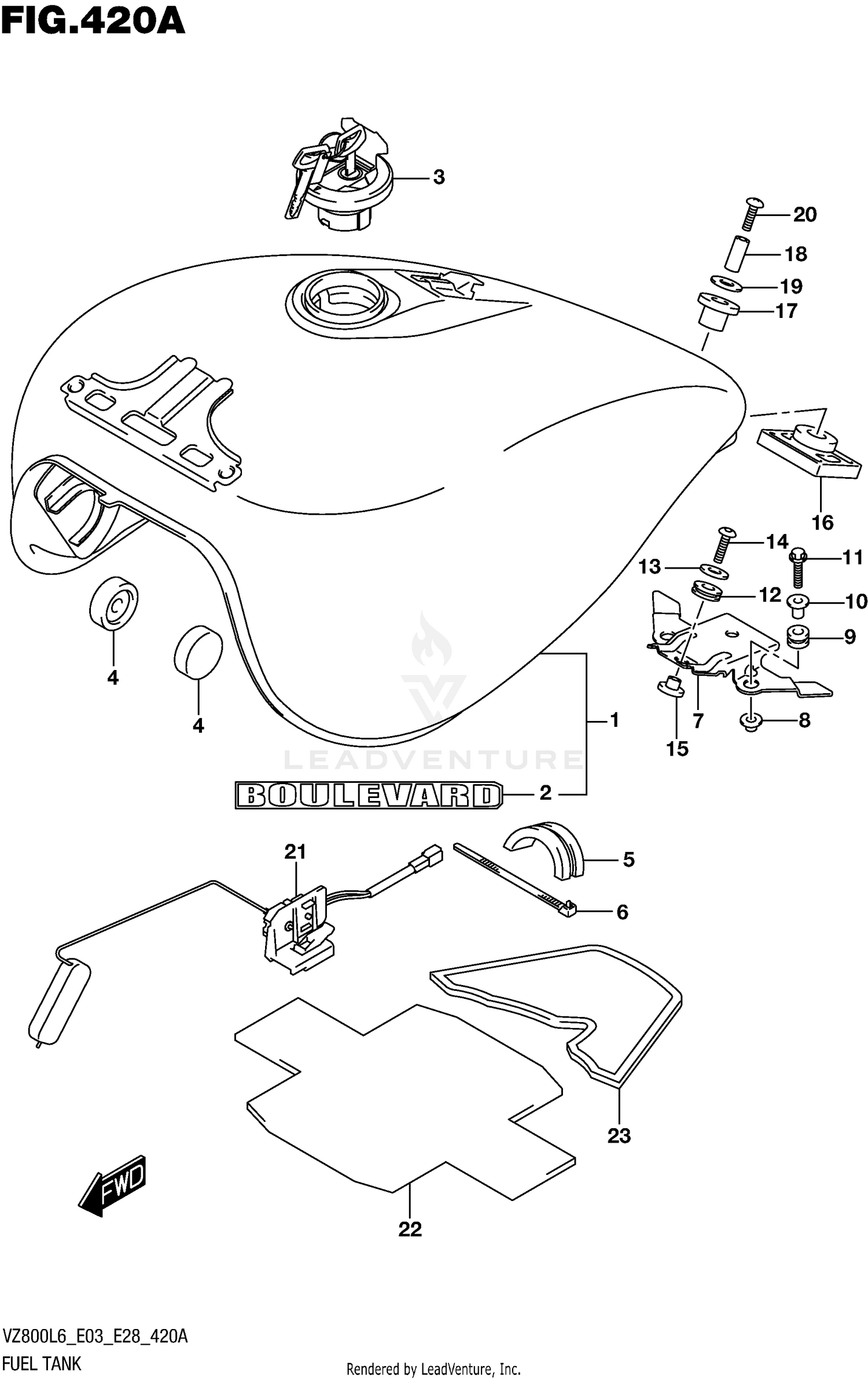 FUEL TANK (VZ800L6 E03)