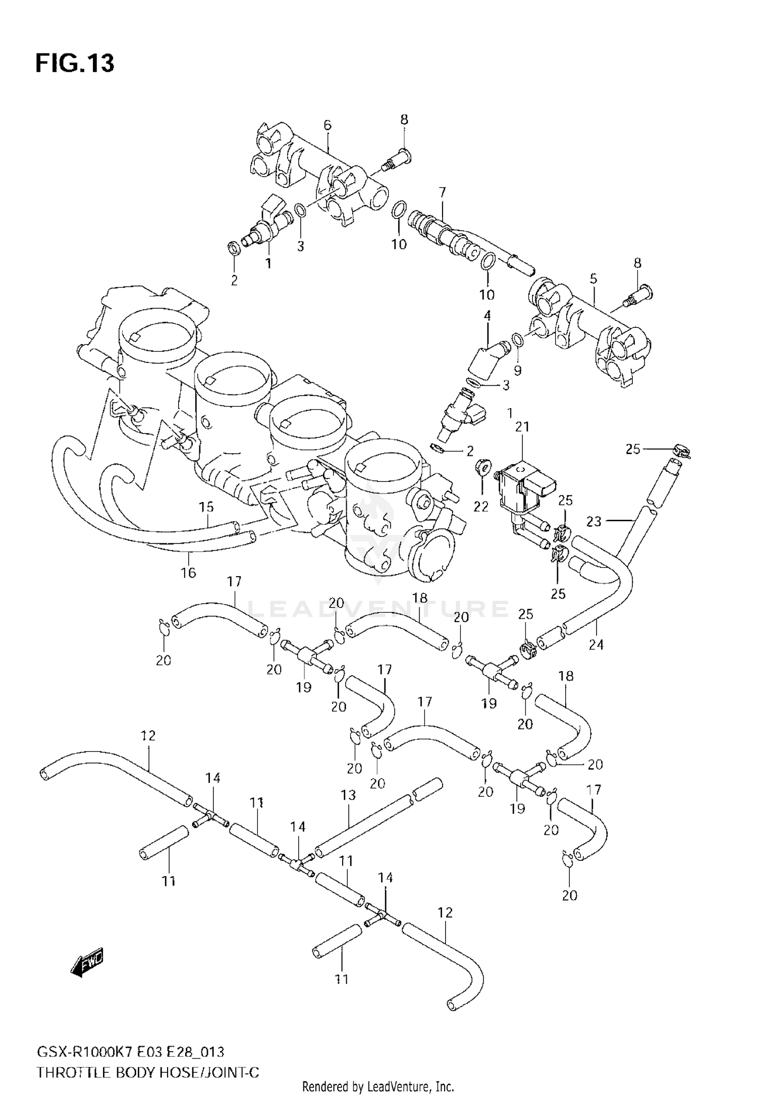 THROTTLE BODY HOSE/JOINT