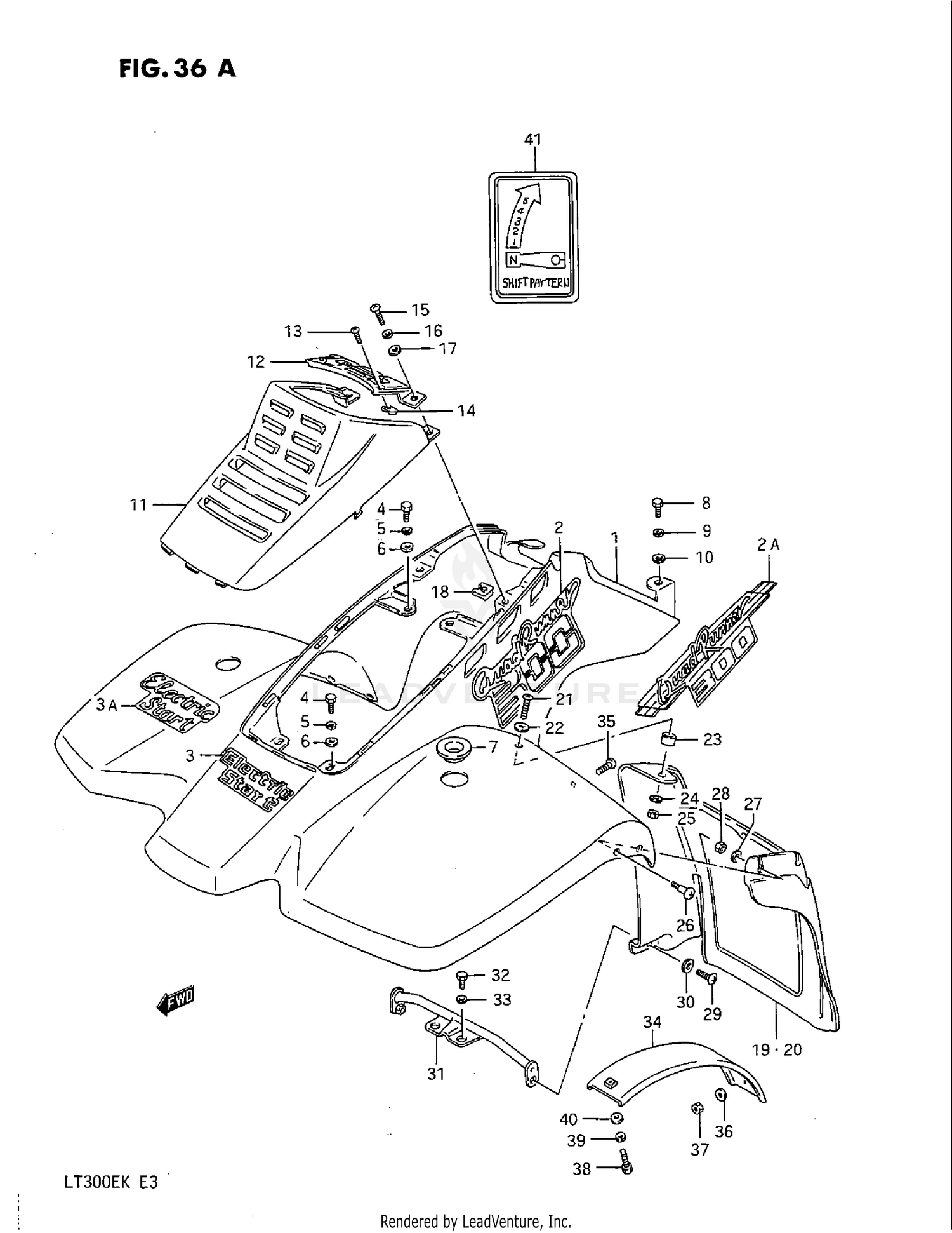 FRONT FENDER (MODEL J/K)