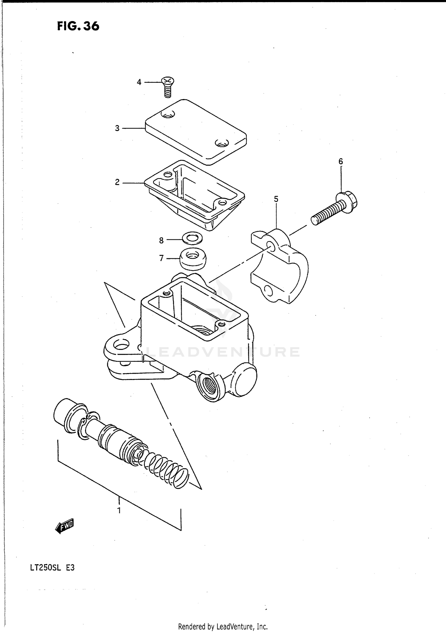 FRONT MASTER CYLINDER