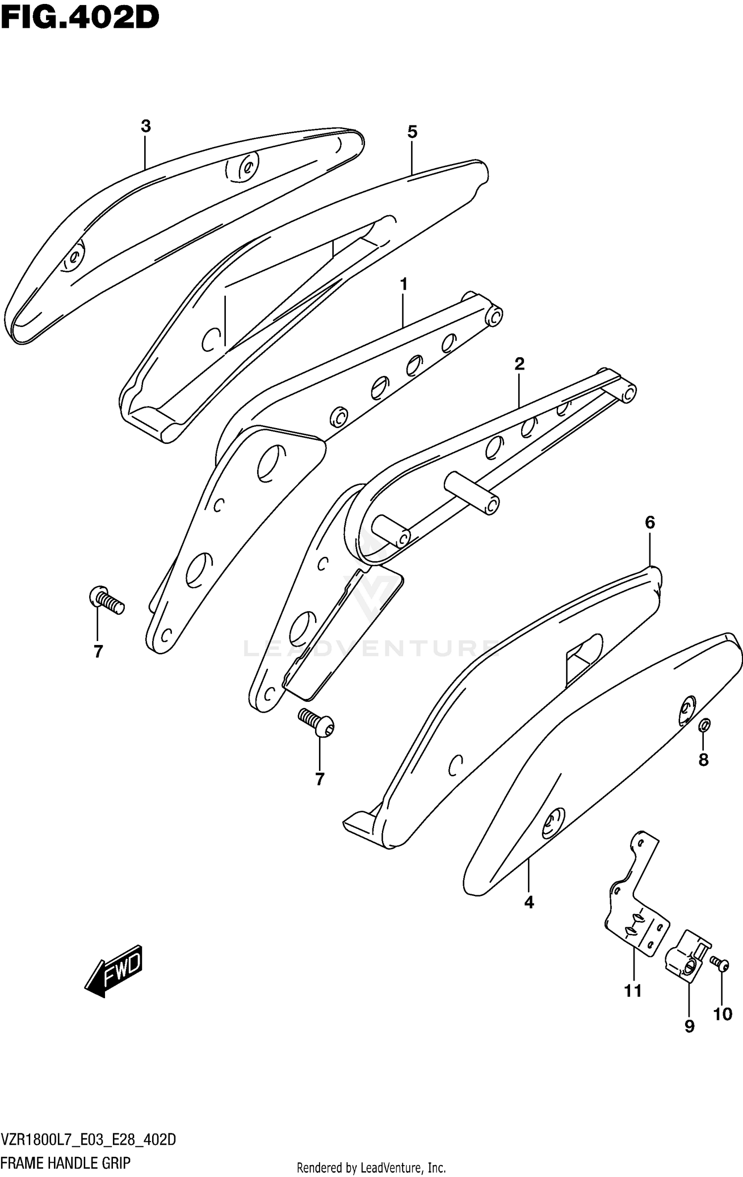 FRAME HANDLE GRIP (VZR1800BZL7 E33)