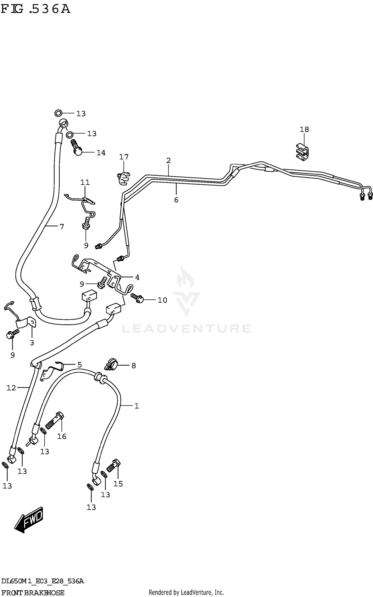 FRONT BRAKE HOSE