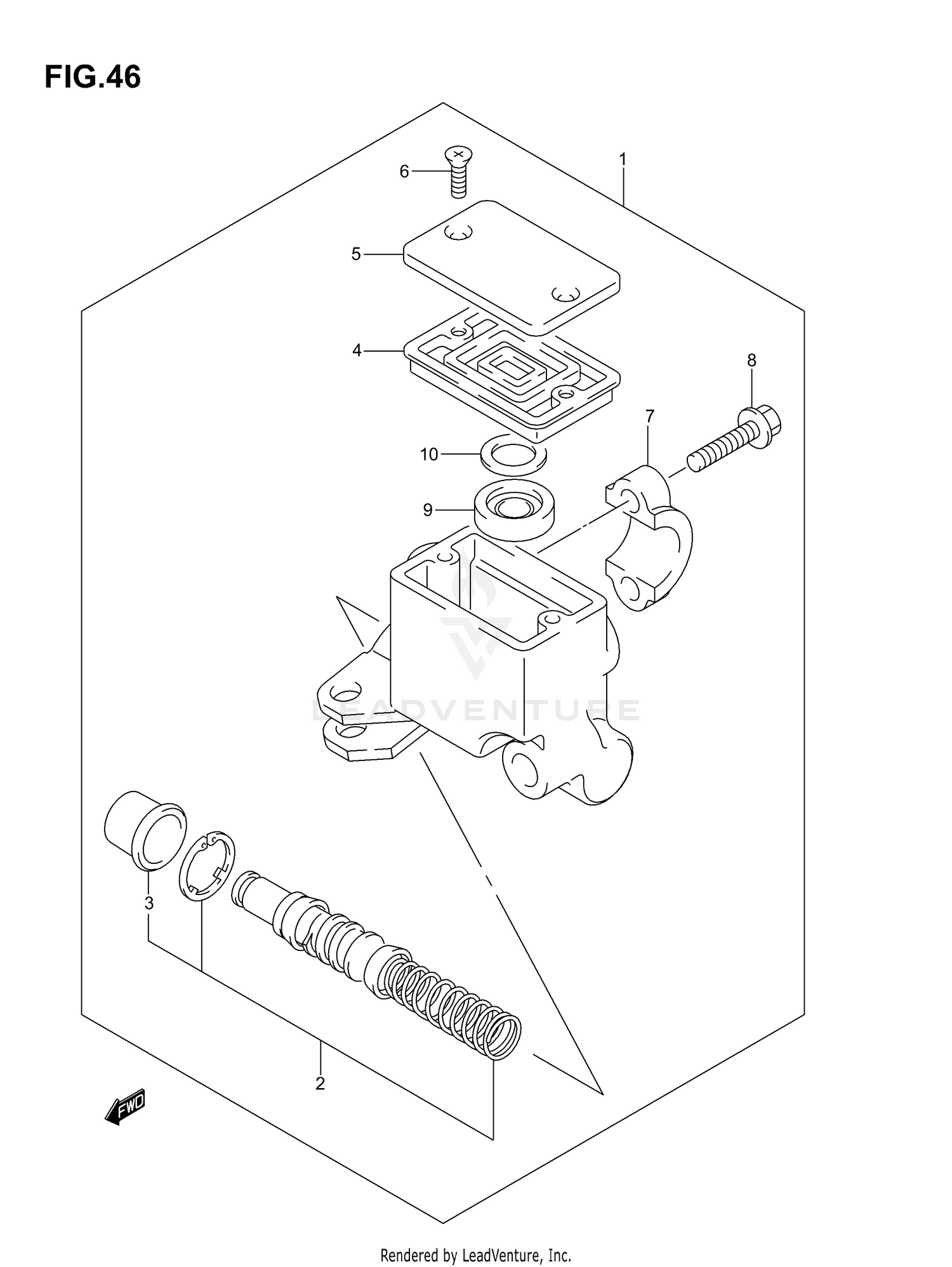 FRONT MASTER CYLINDER