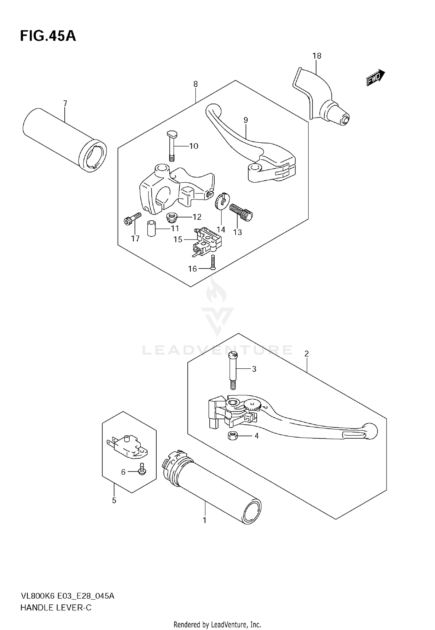 HANDLE LEVER (MODEL K7/K8/K9)