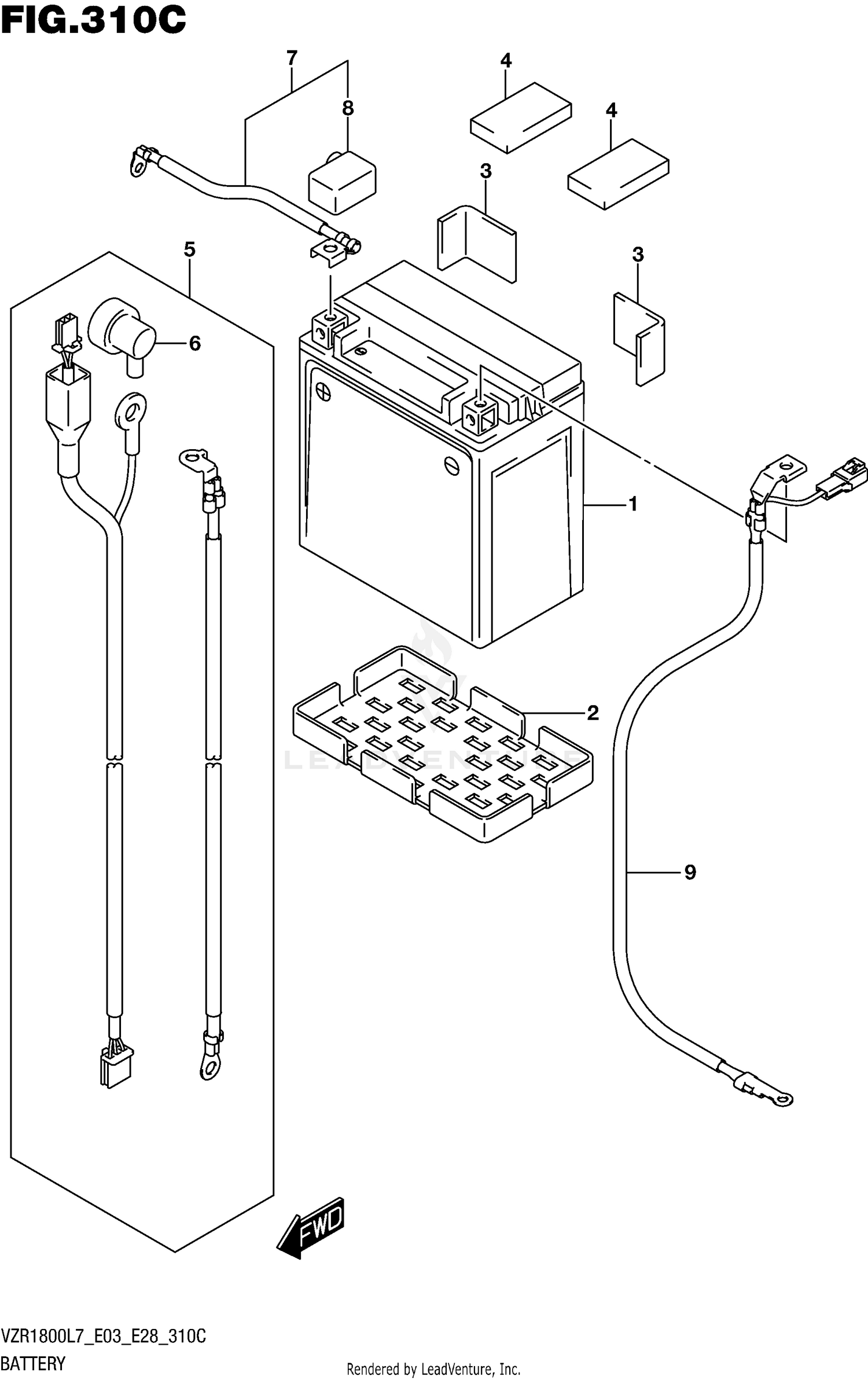 BATTERY (VZR1800BZL7 E28)