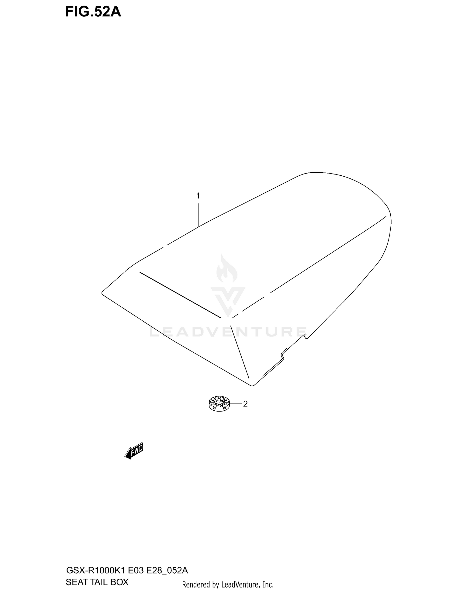 SEAT TAIL BOX (MODEL K2)