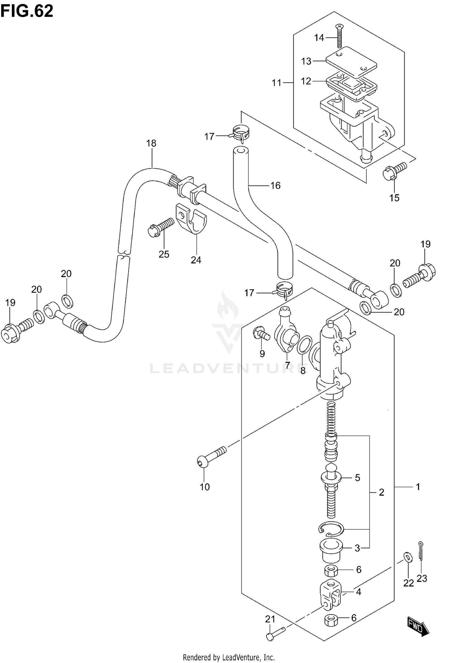 REAR MASTER CYLINDER