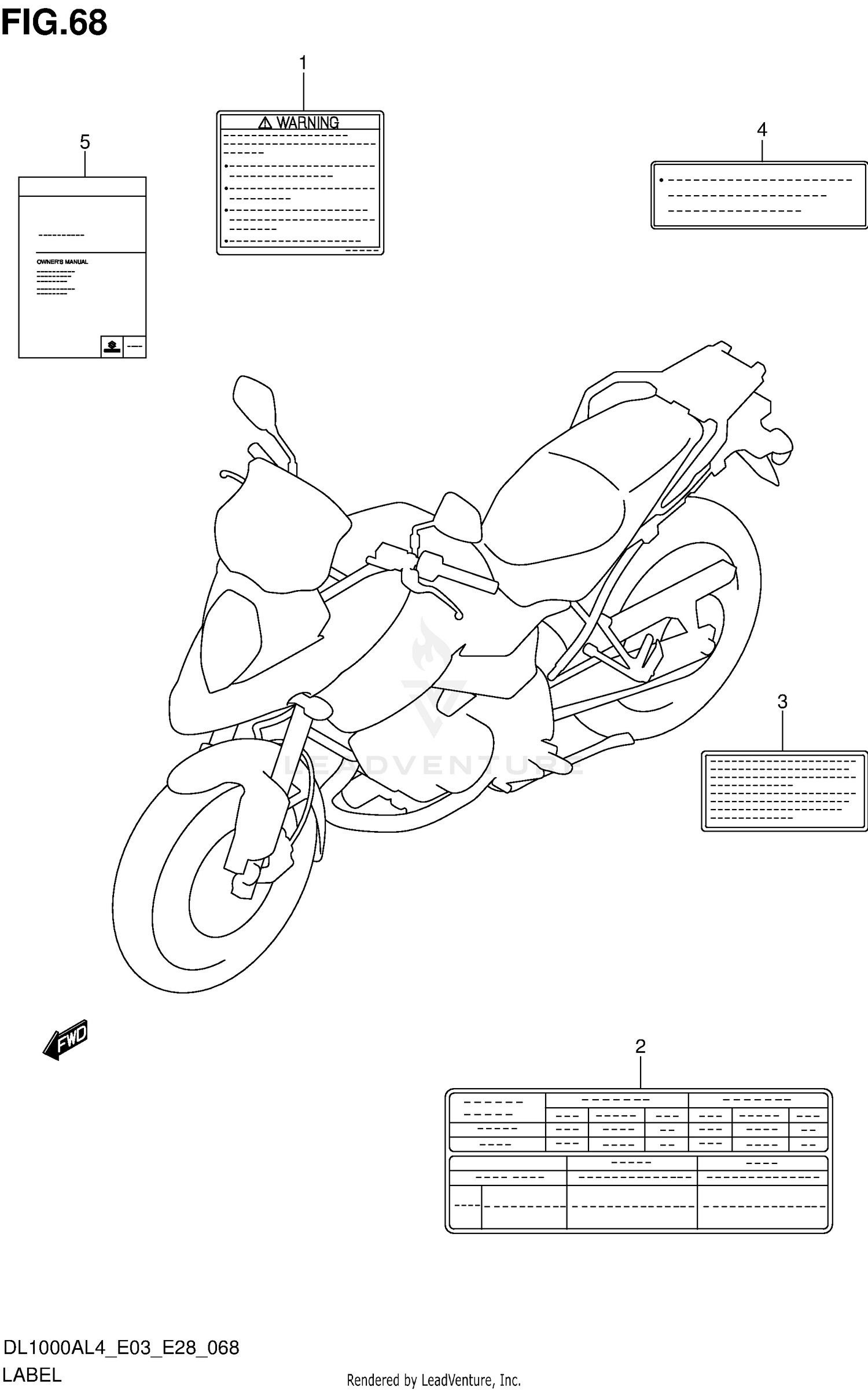 LABEL (DL1000AL4 E03)