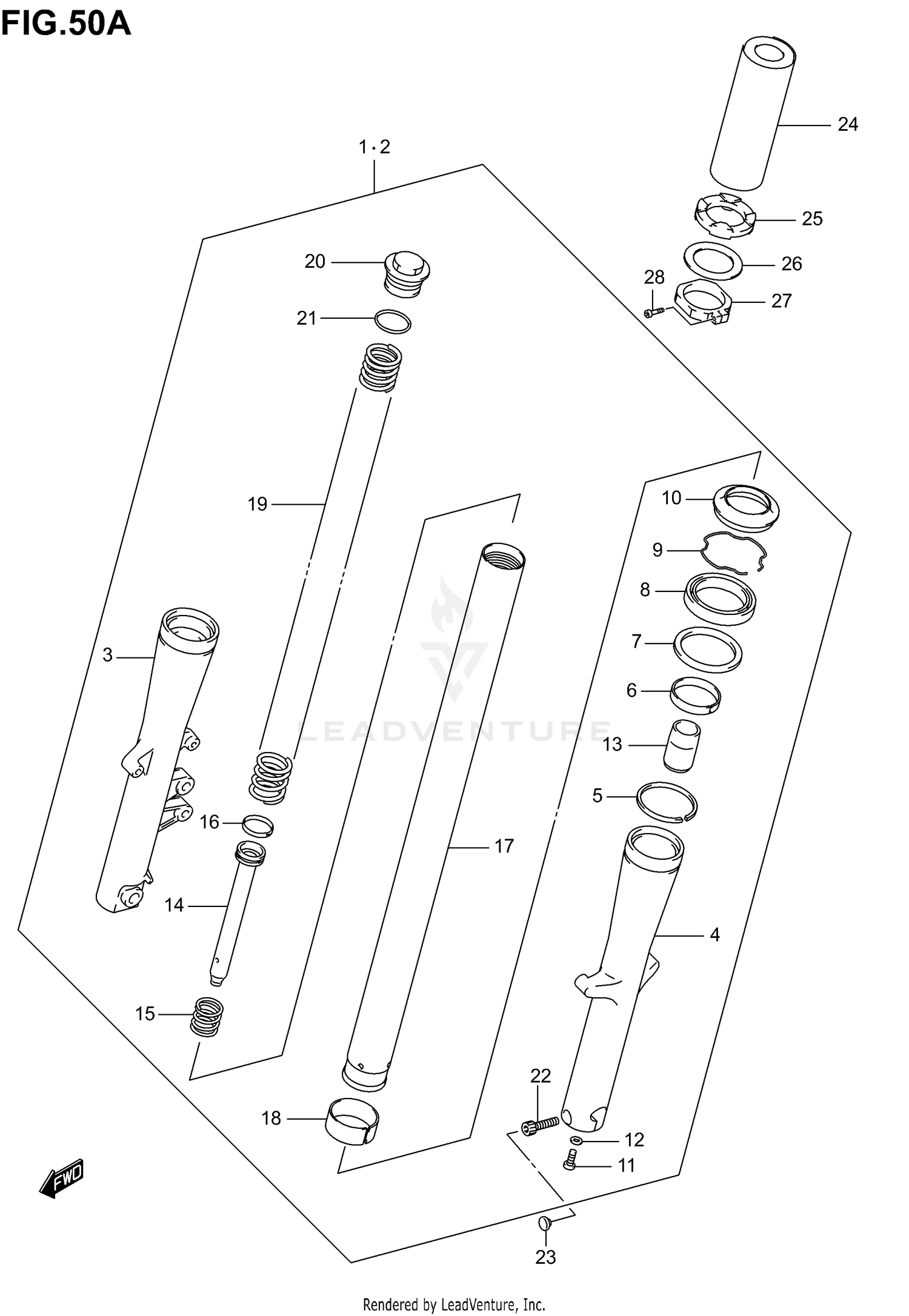 FRONT DAMPER (MODEL K5)