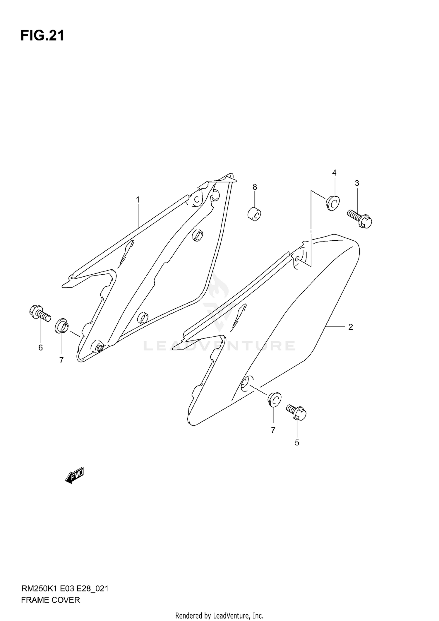 FRAME COVER (MODEL K1)