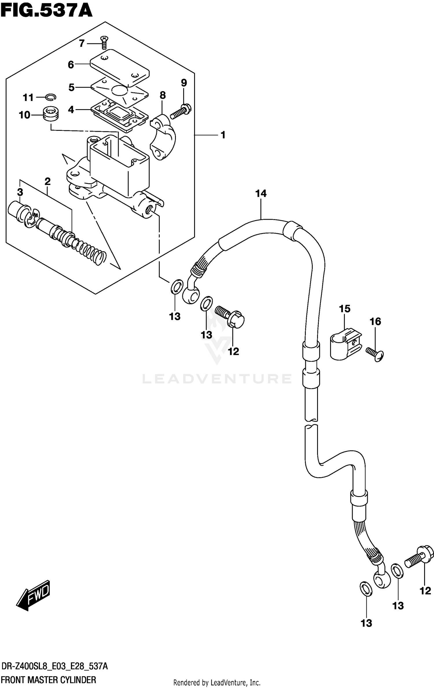 FRONT MASTER CYLINDER
