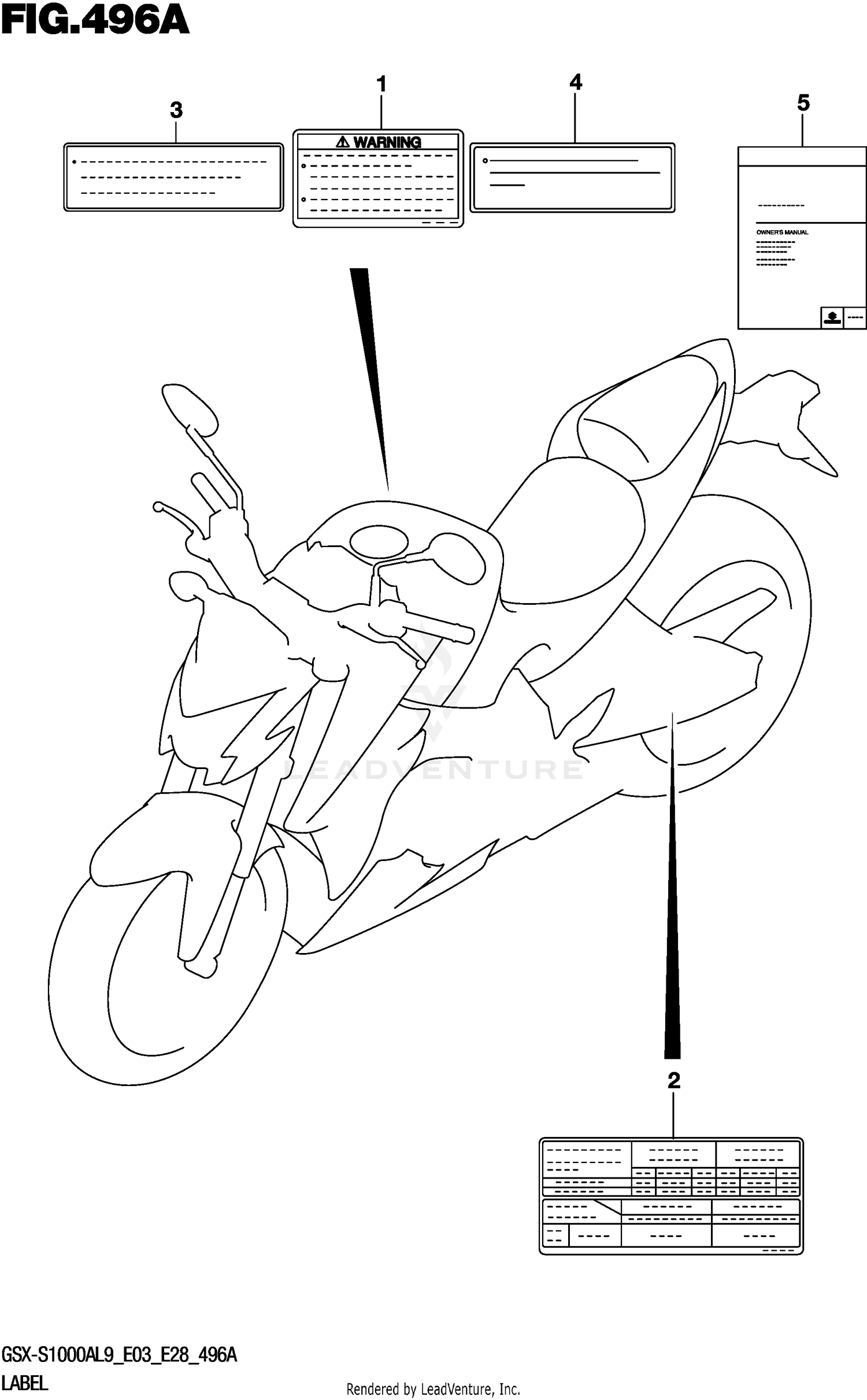 LABEL (GSX-S1000AL9 E03)