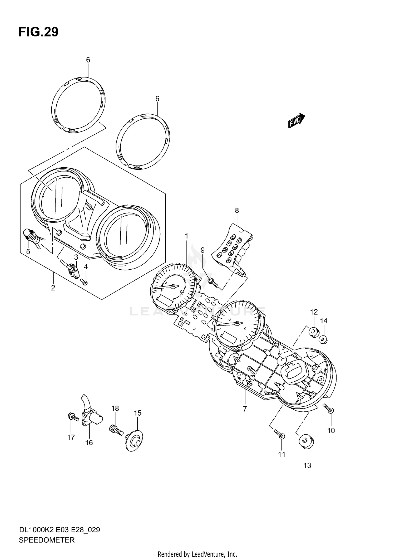 SPEEDOMETER (MODEL K2/K3)
