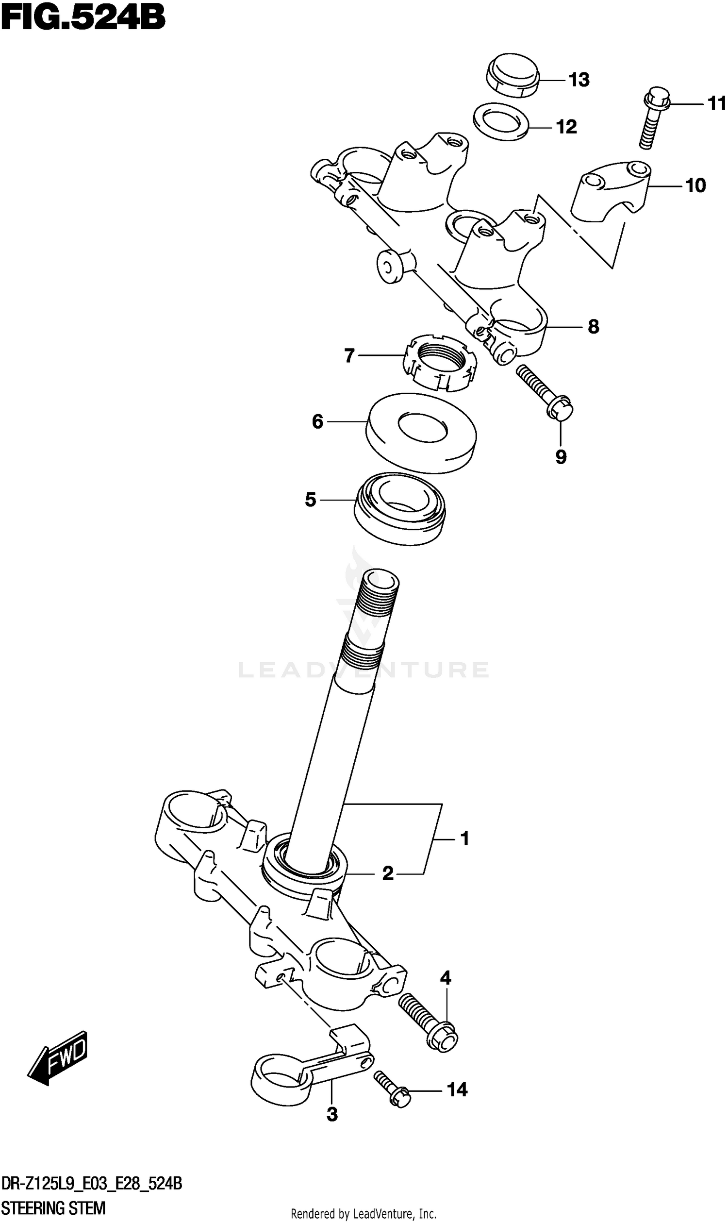 STEERING STEM (DR-Z125LL9 E03)