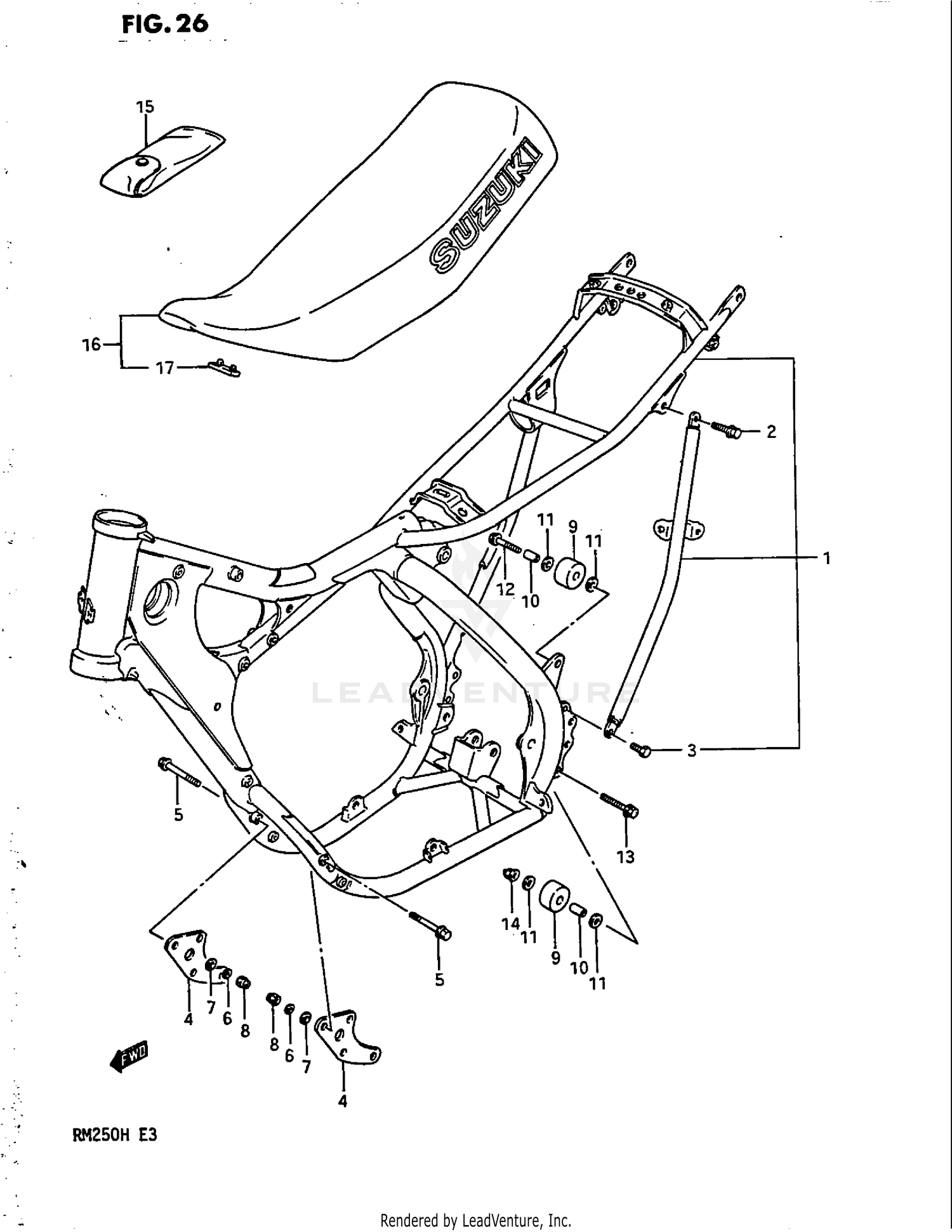 FRAME - SEAT (MDOEL H)