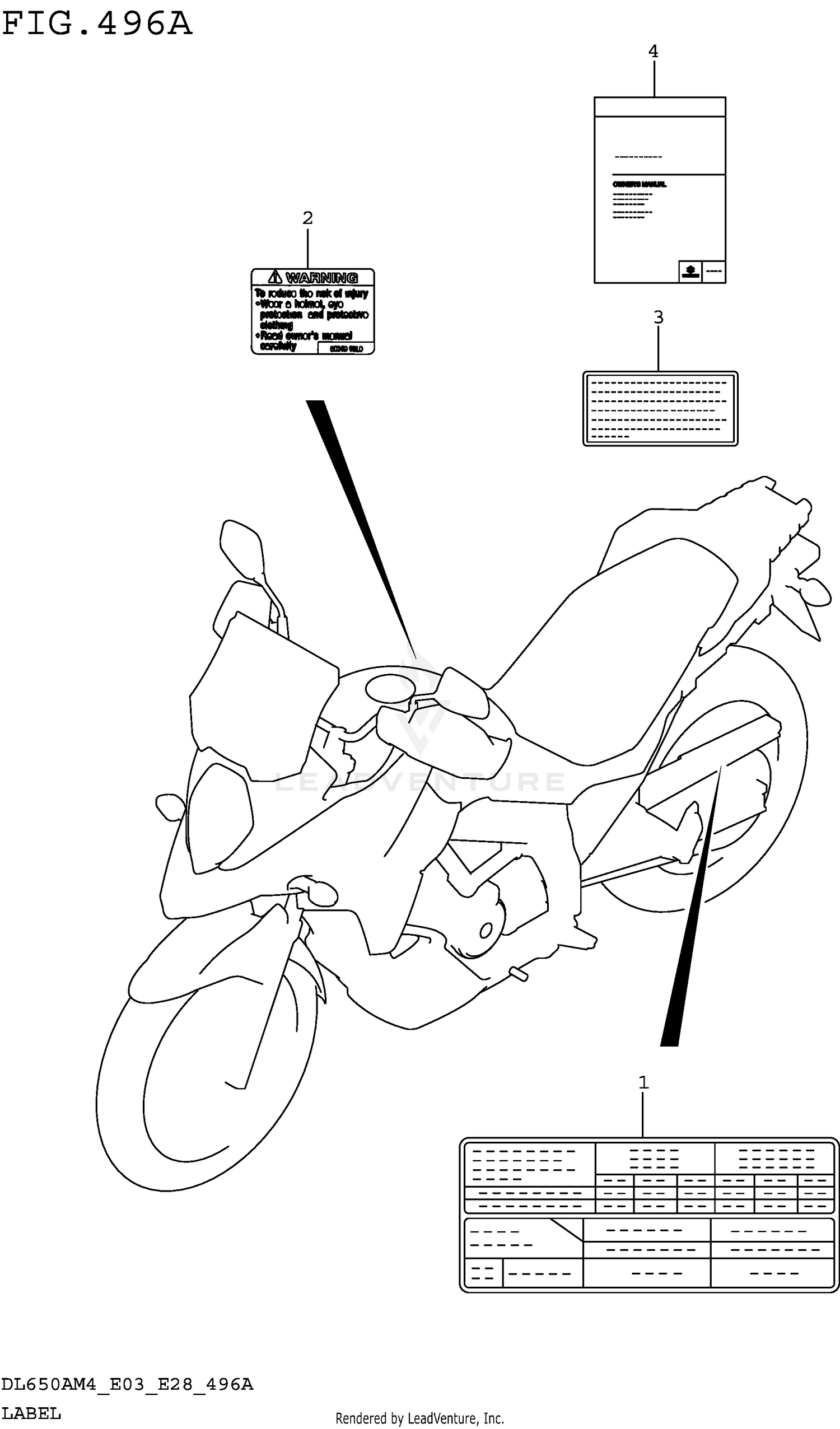 LABEL (DL650AM4 E03)