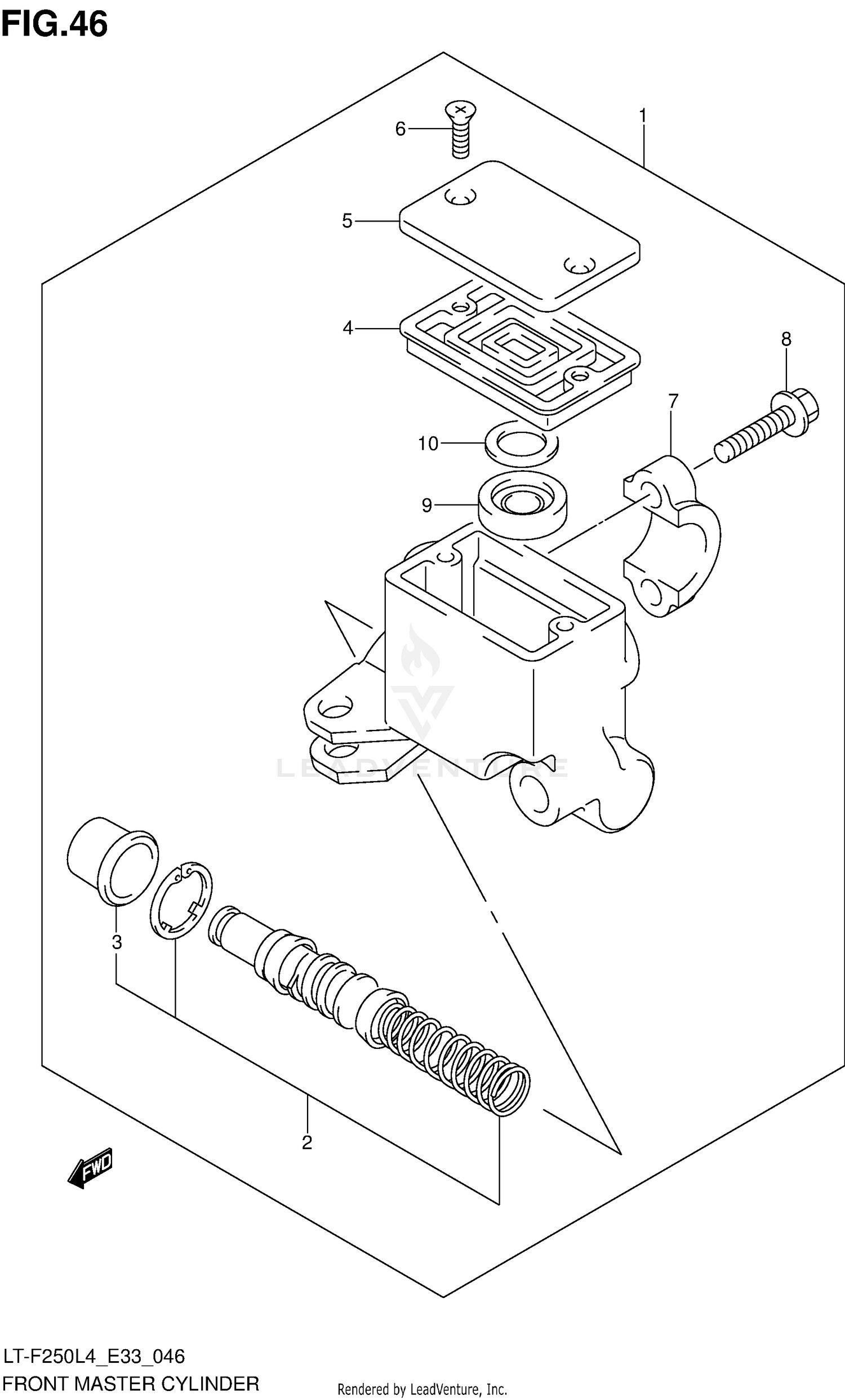 FRONT MASTER CYLINDER