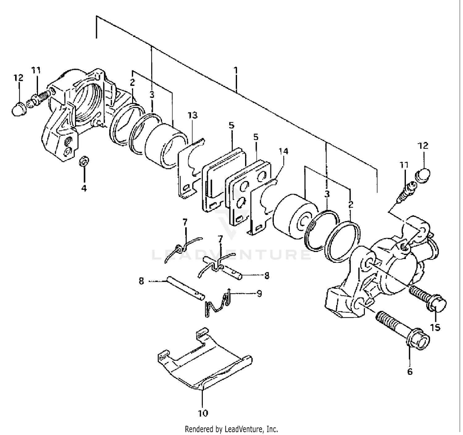 REAR CALIPER (MODEL R/S)