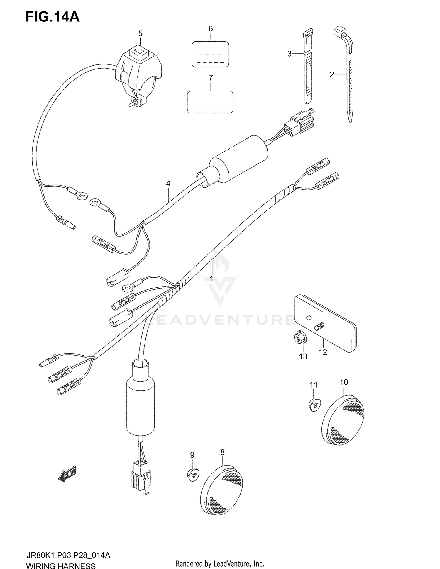 WIRING HARNESS (MODEL K2/K3/K4)