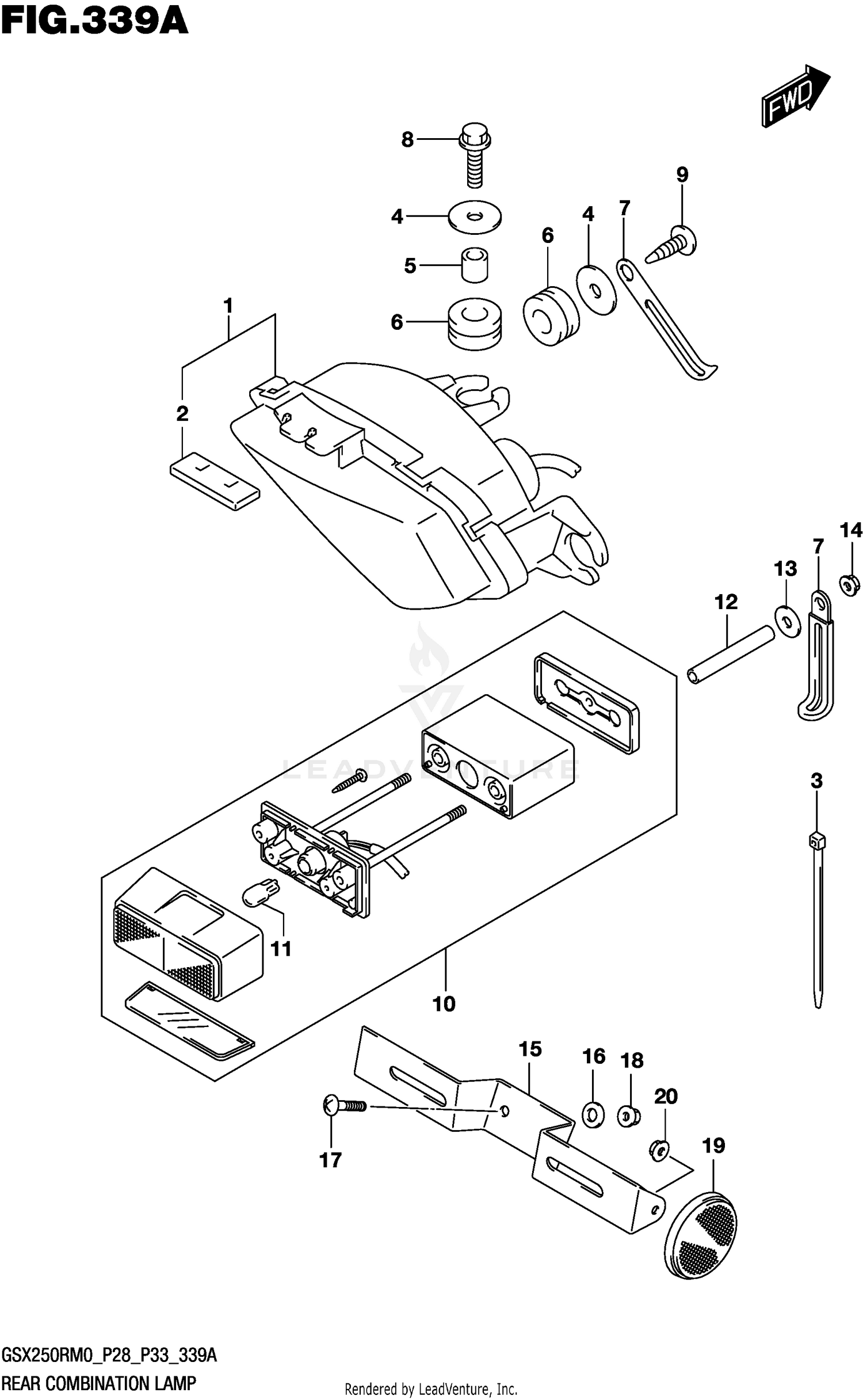 REAR COMBINATION LAMP