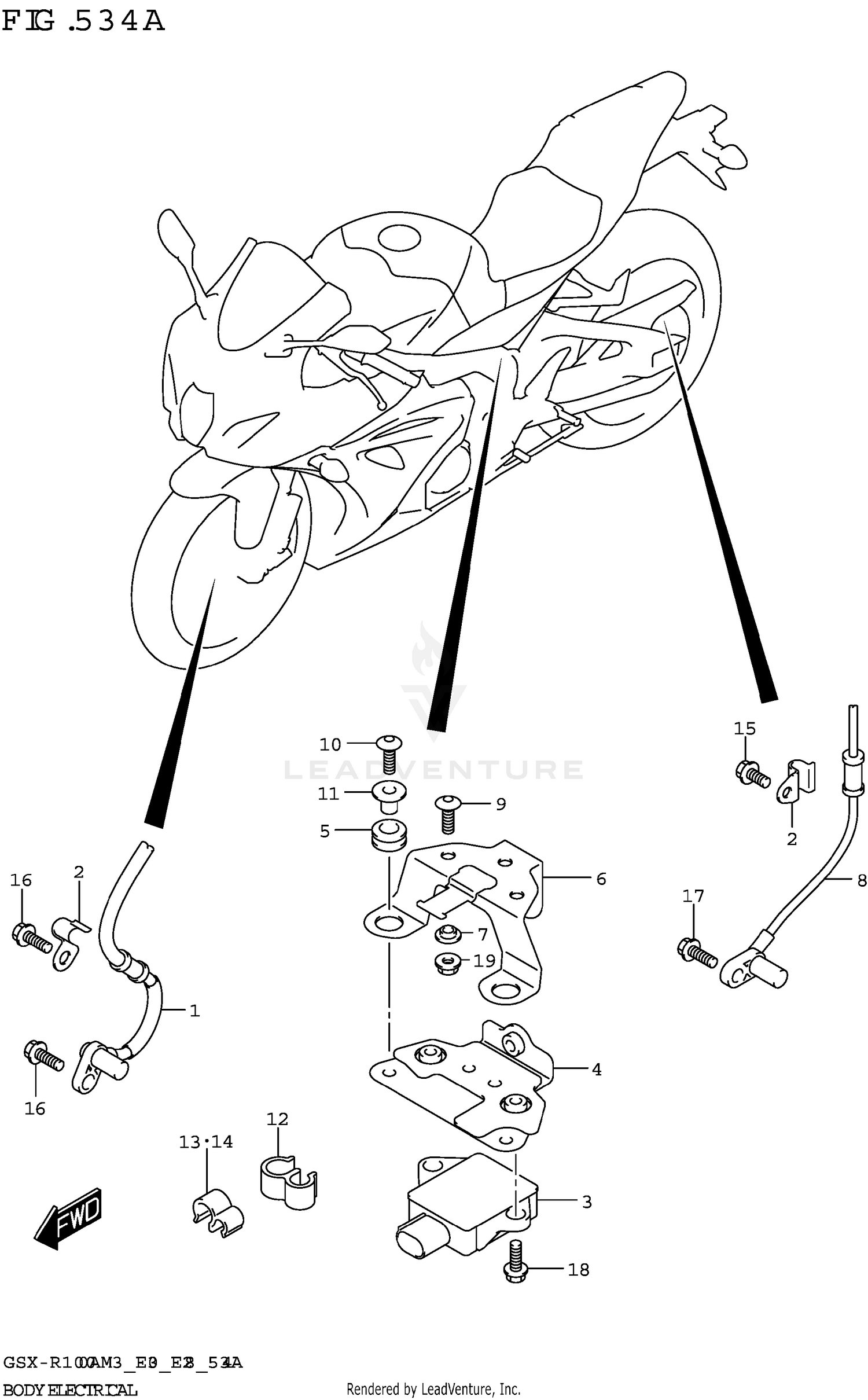 BODY ELECTRICAL (GSX-R1000A)
