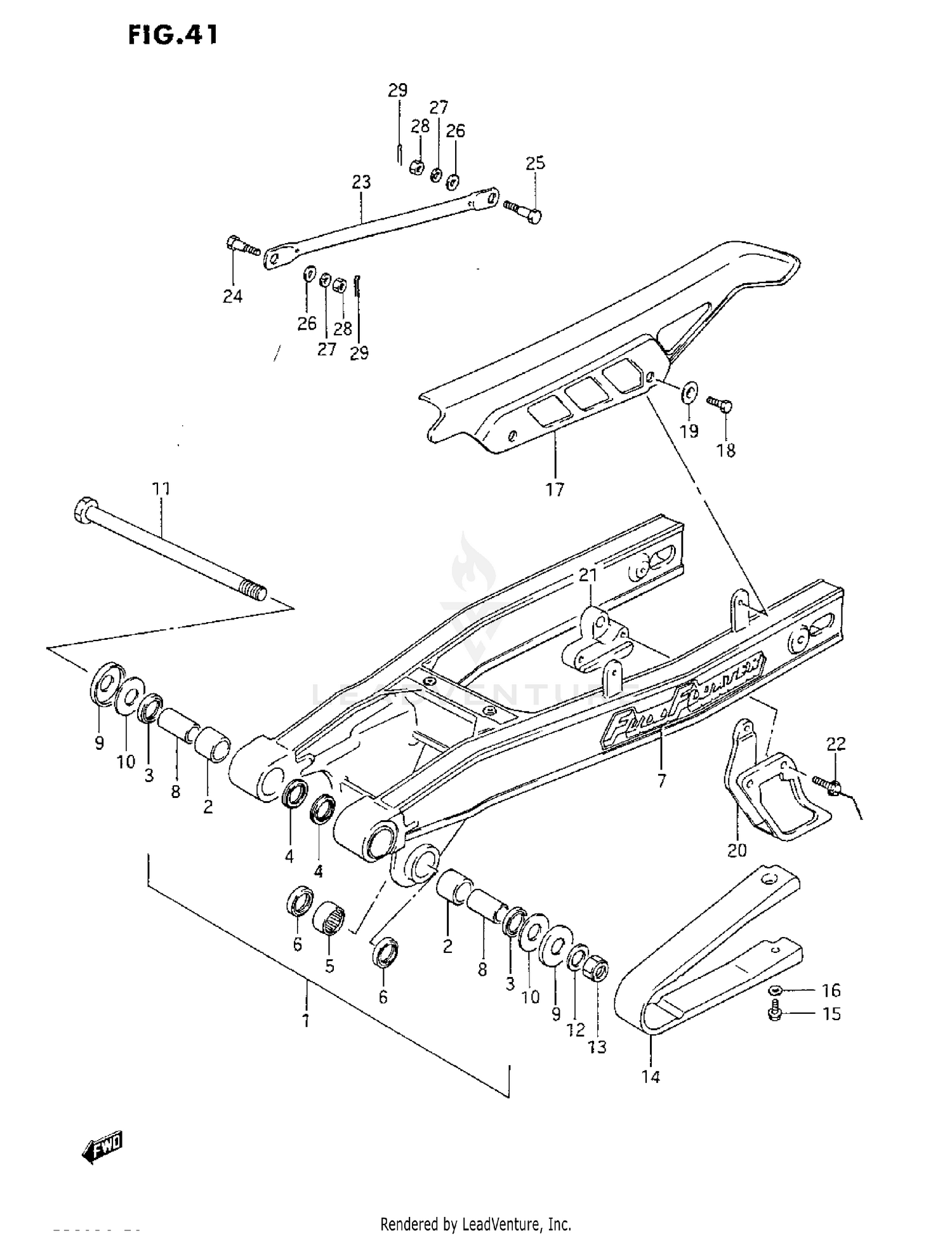 REAR SWING ARM