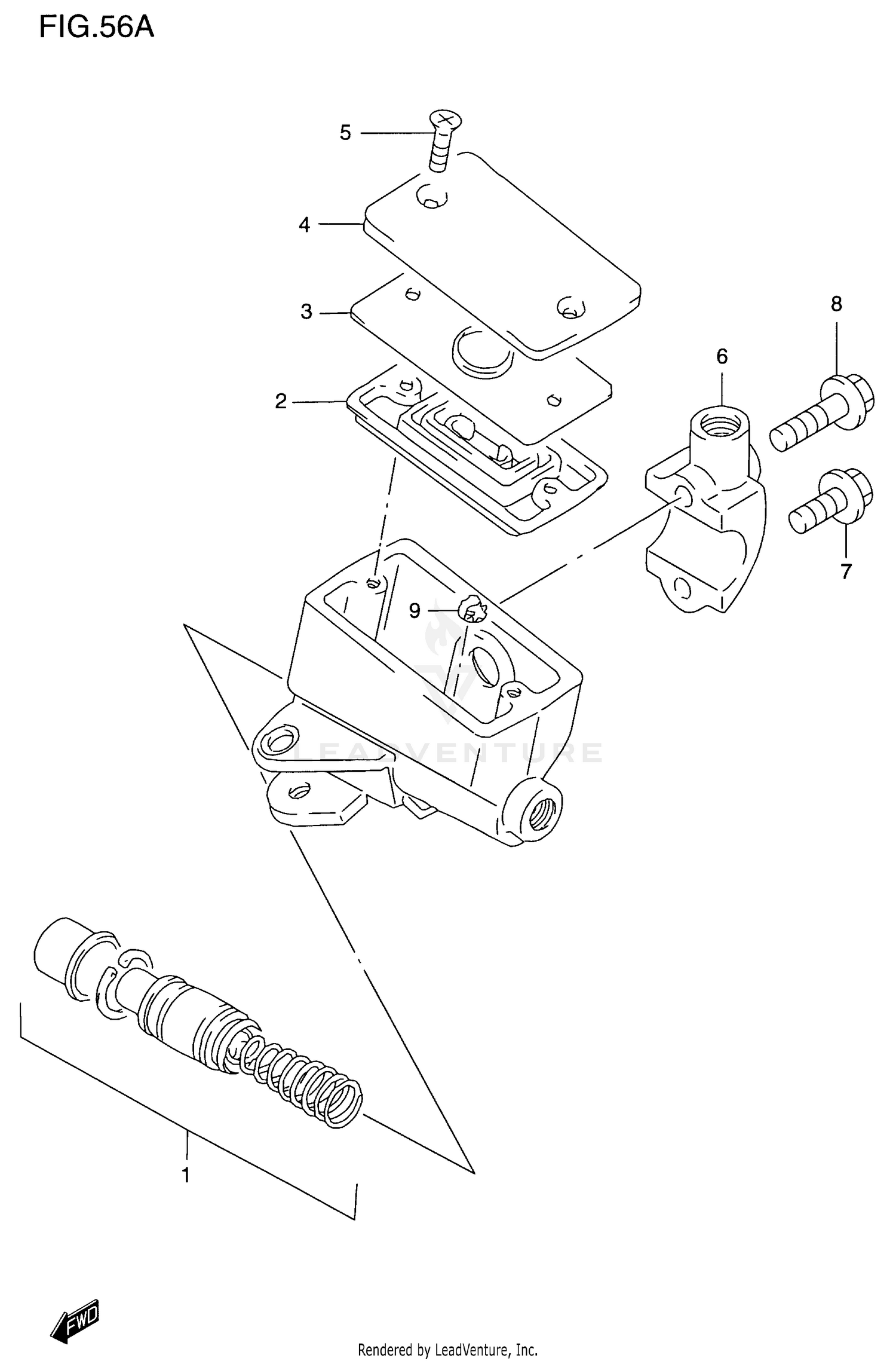 FRONT MASTER CYLINDER (GSF1200SAV)