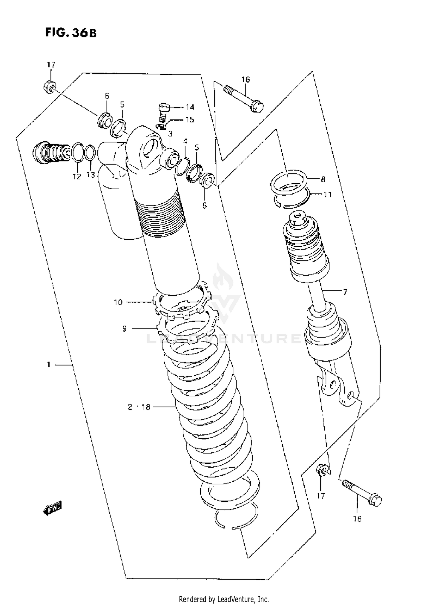 SHOCK ABSORBER (P/R)