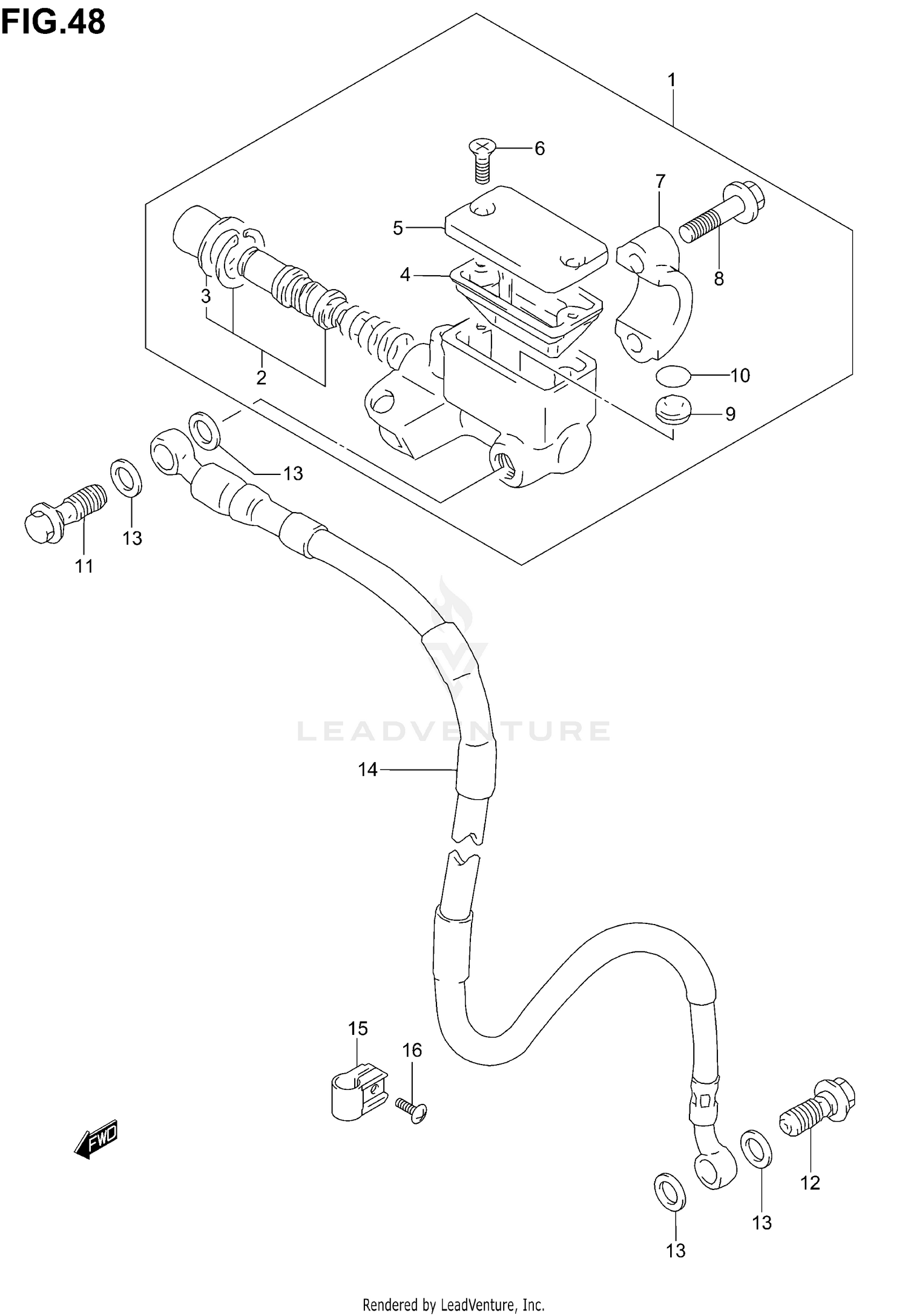 FRONT MASTER CYLINDER