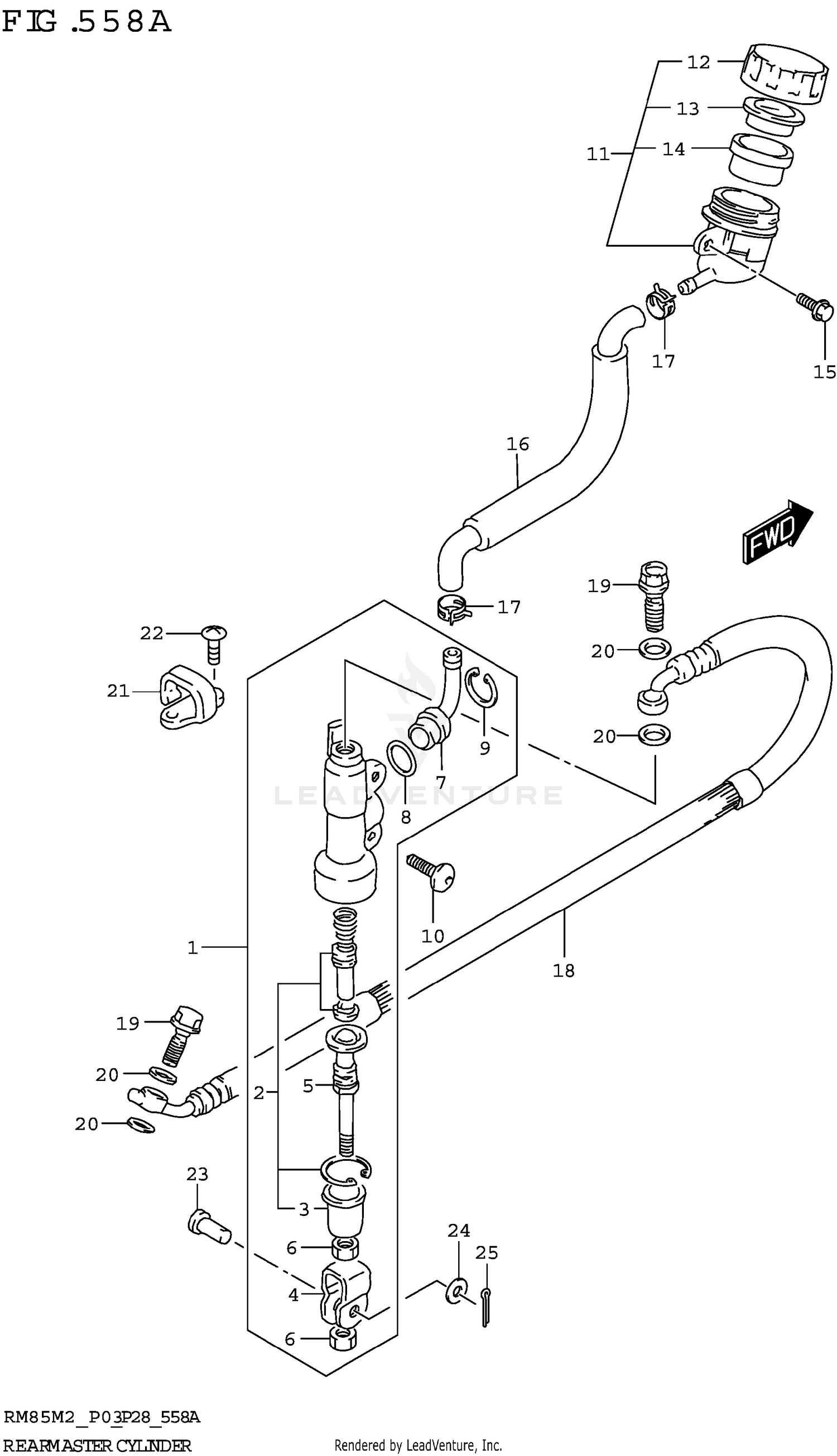 REAR MASTER CYLINDER