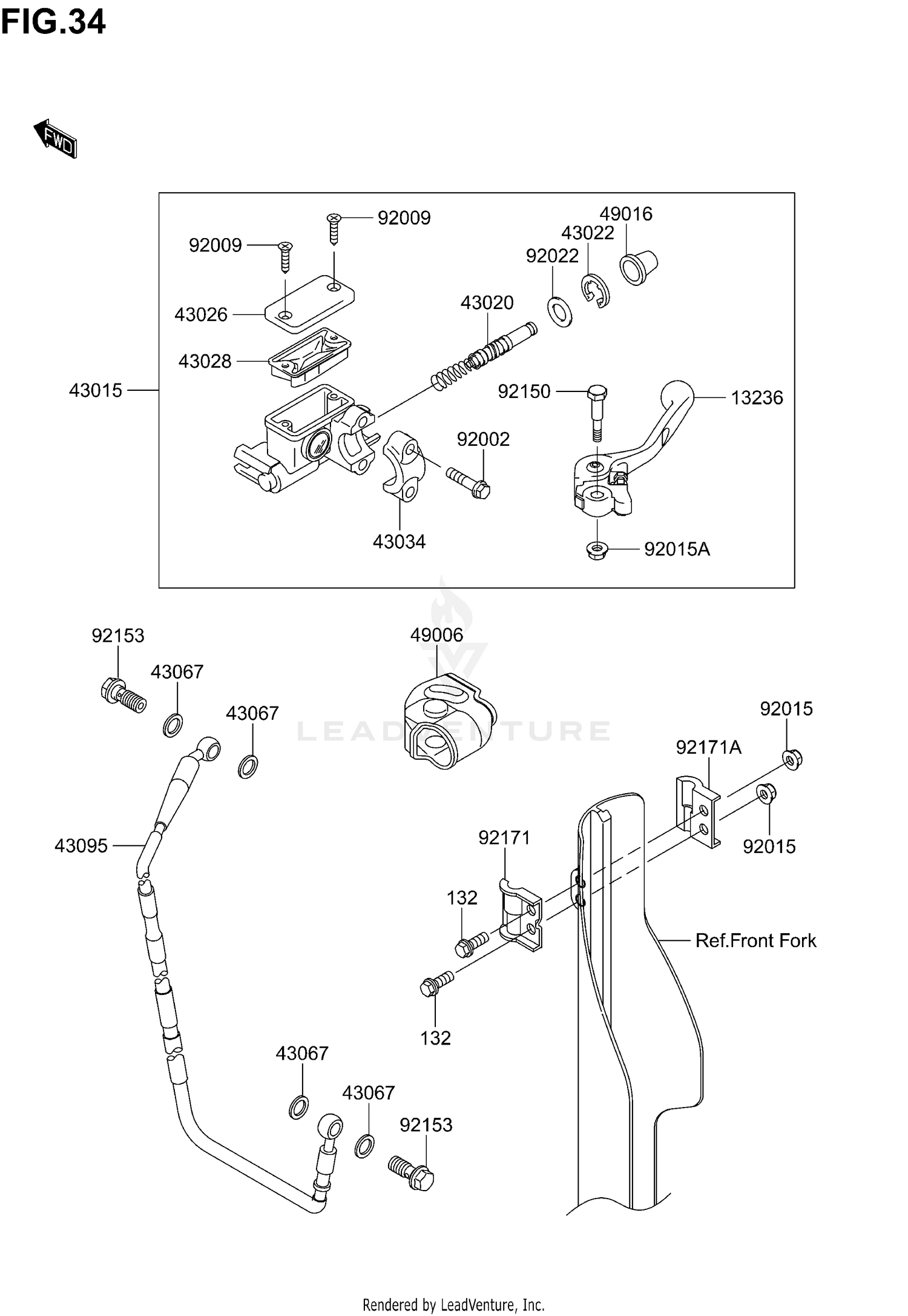 FRONT MASTER CYLINDER
