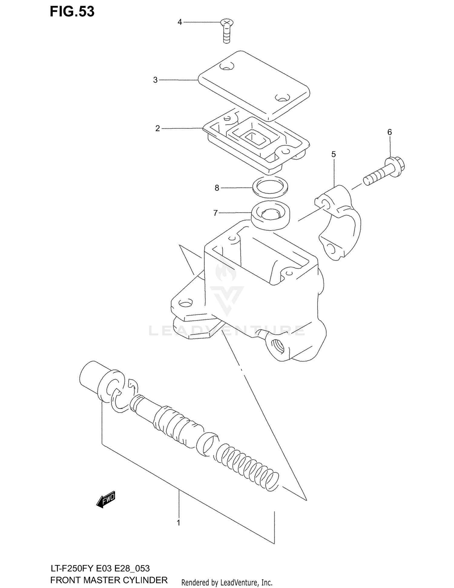 FRONT MASTER CYLINDER