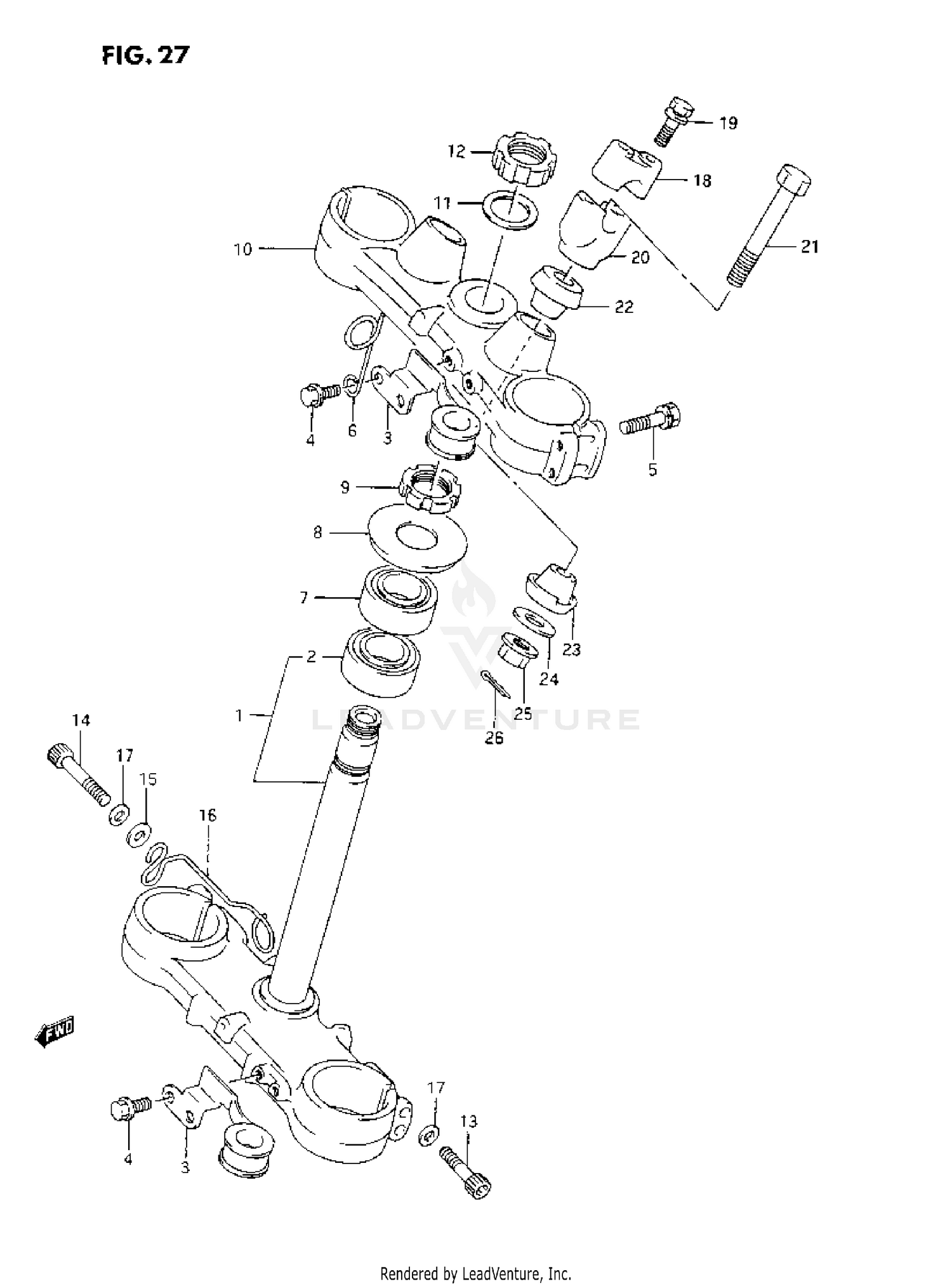 STEERING STEM (K/L)
