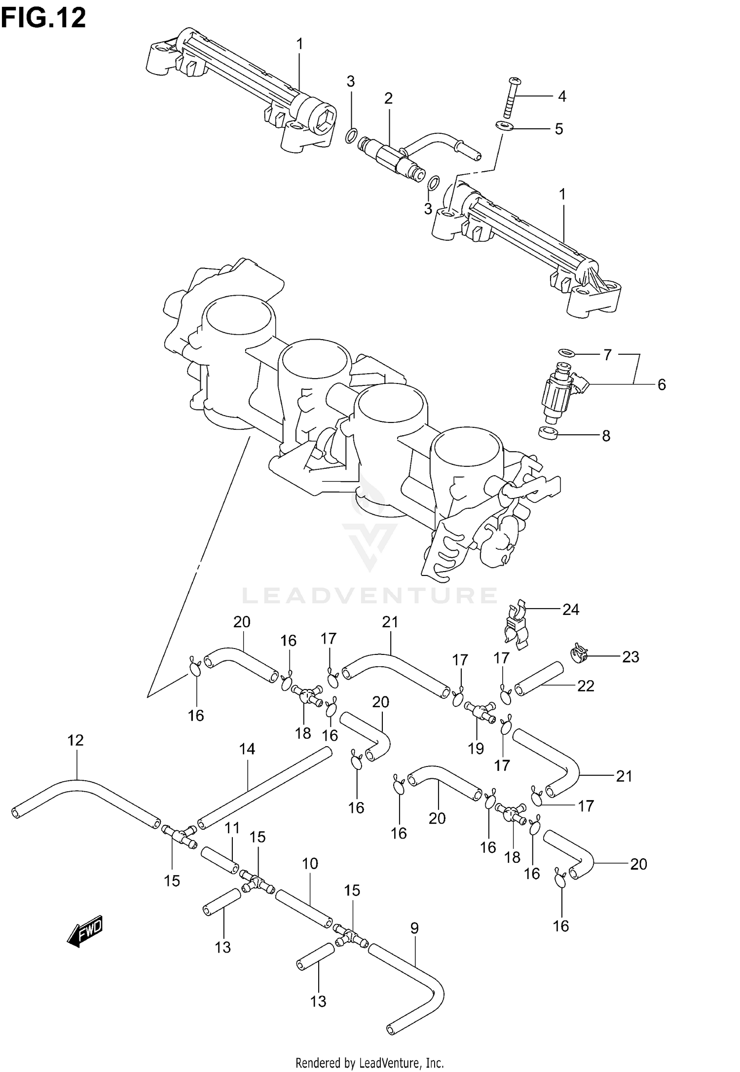 THROTTLE BODY HOSE/JOINT