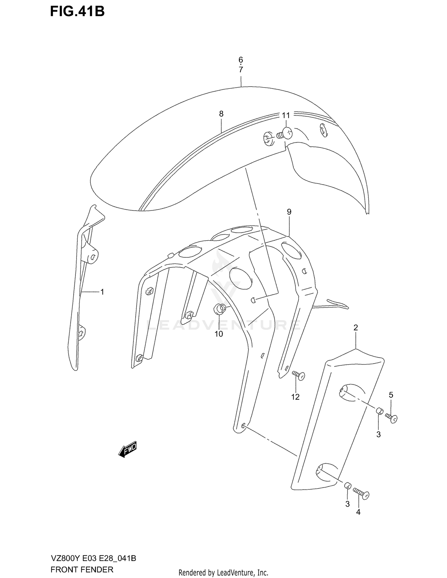 FRONT FENDER (MODEL Y)