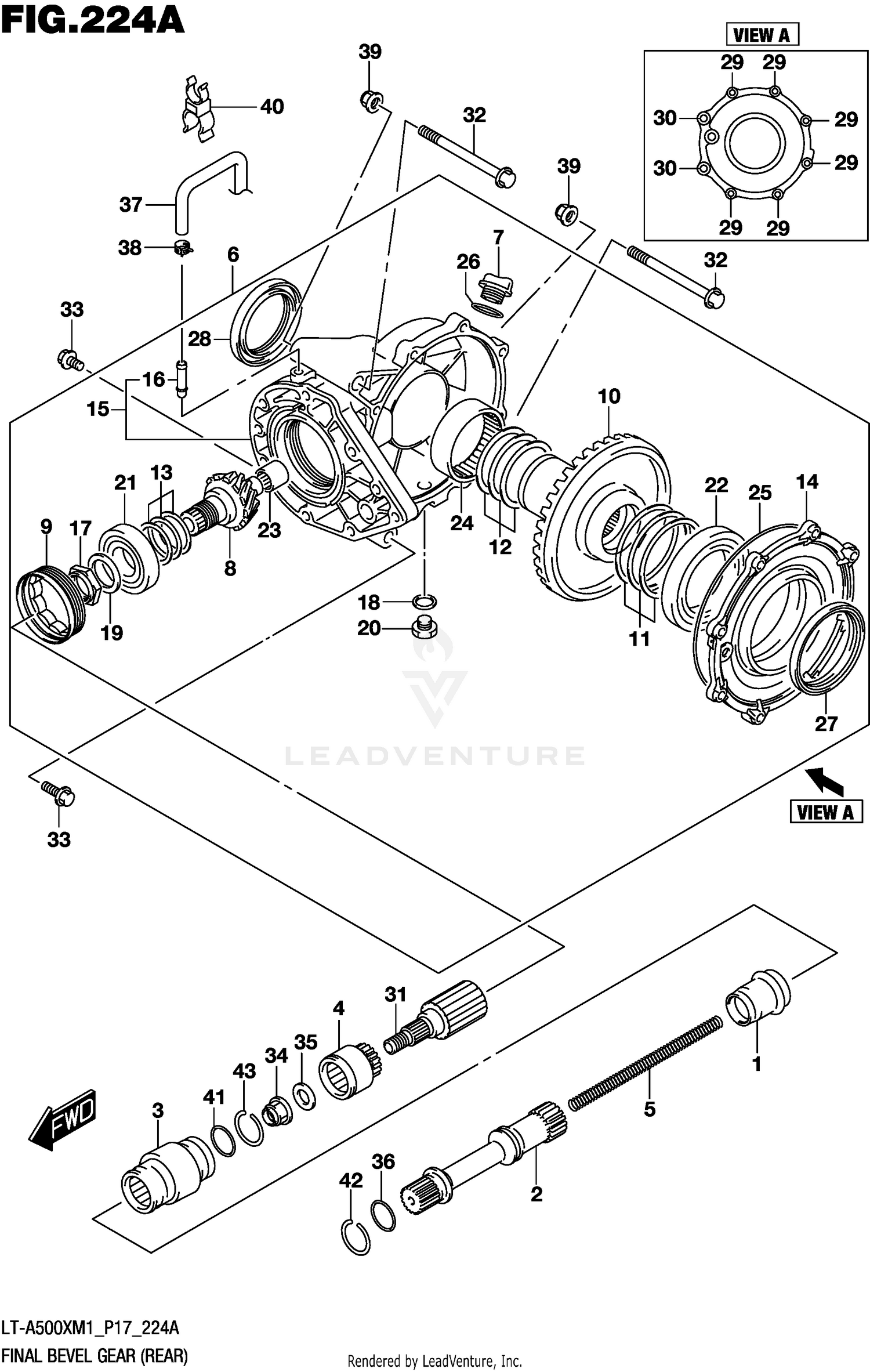 FINAL BEVEL GEAR (REAR)