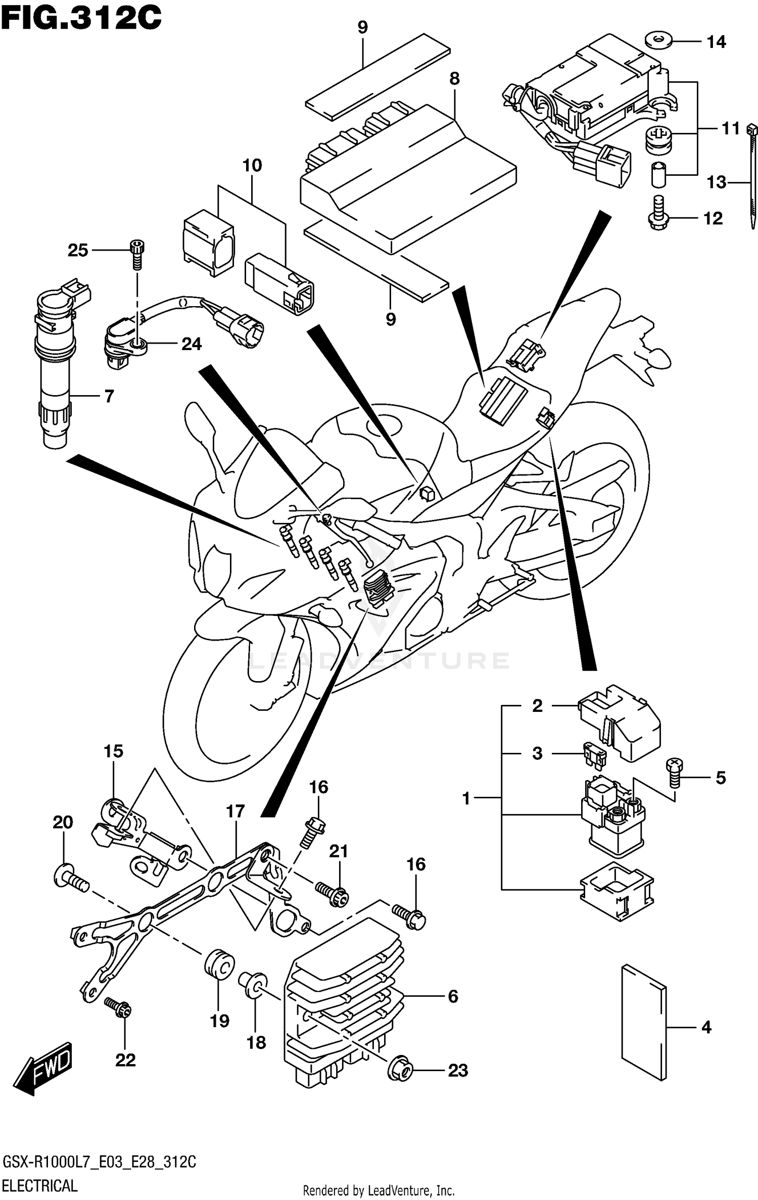 ELECTRICAL (GSX-R1000L7 E33)