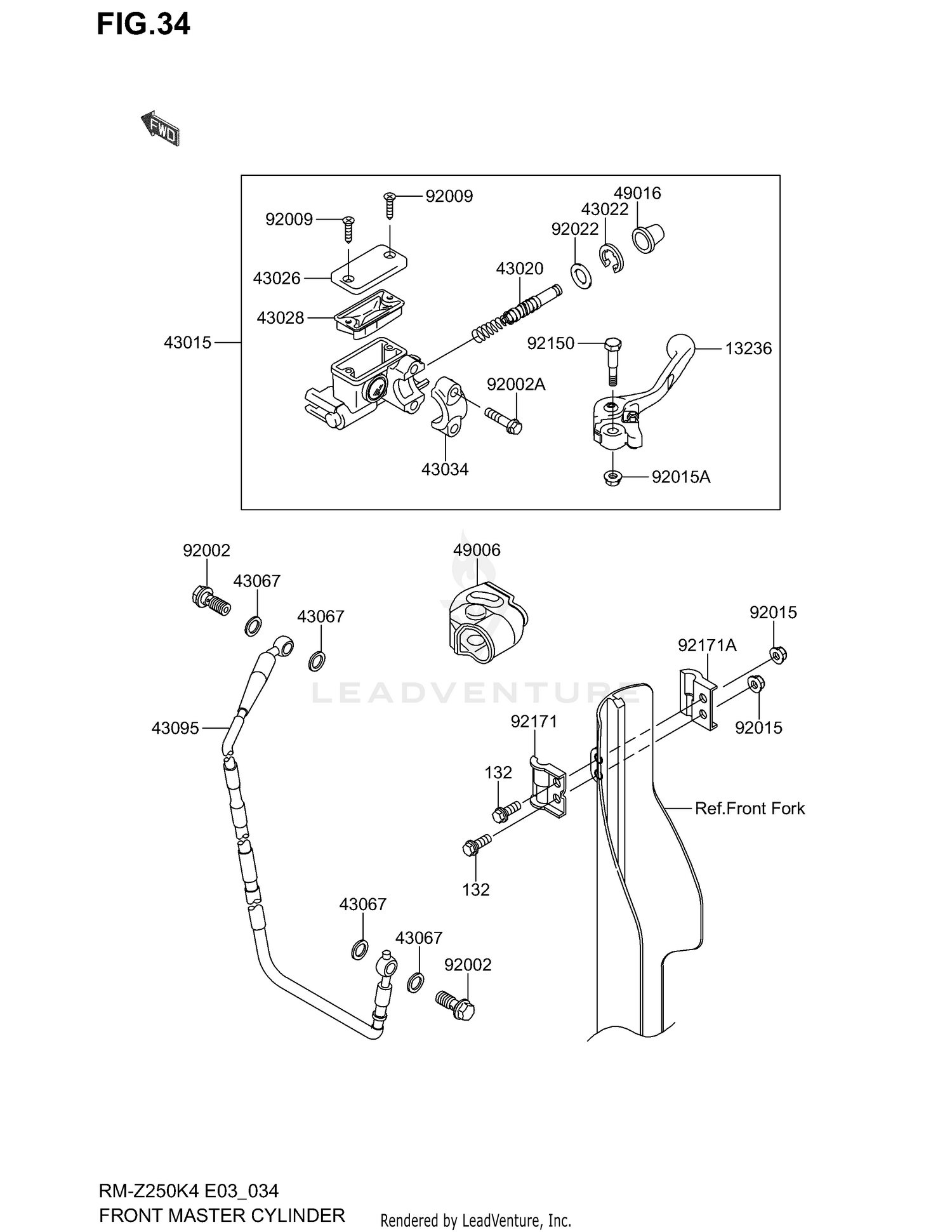 FRONT MASTER CYLINDER
