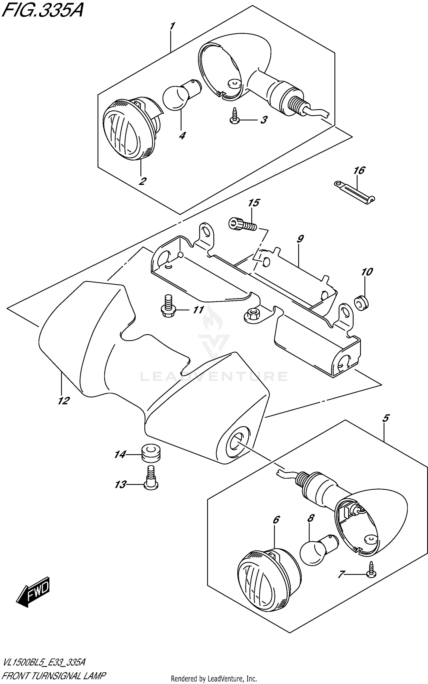 FRONT TURNSIGNAL LAMP