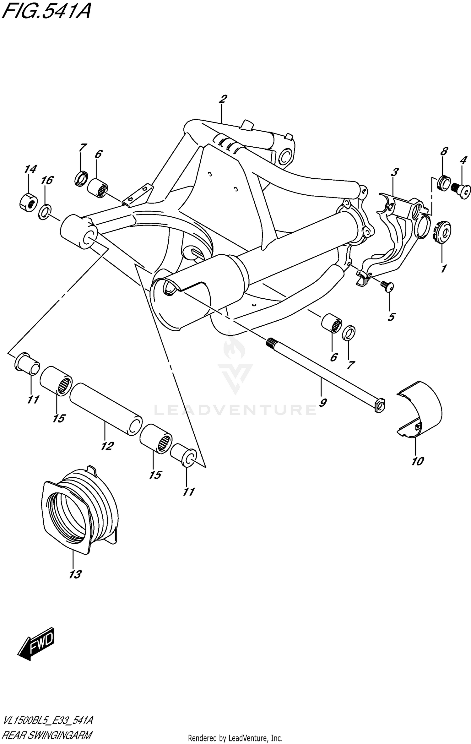 REAR SWINGINGARM