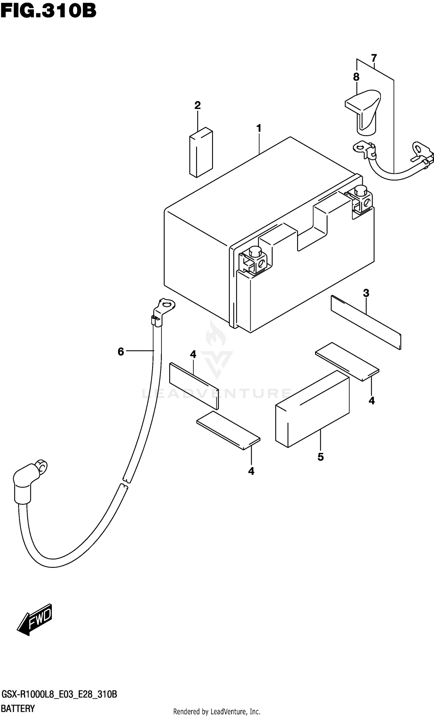 BATTERY (GSX-R1000L8 E33)
