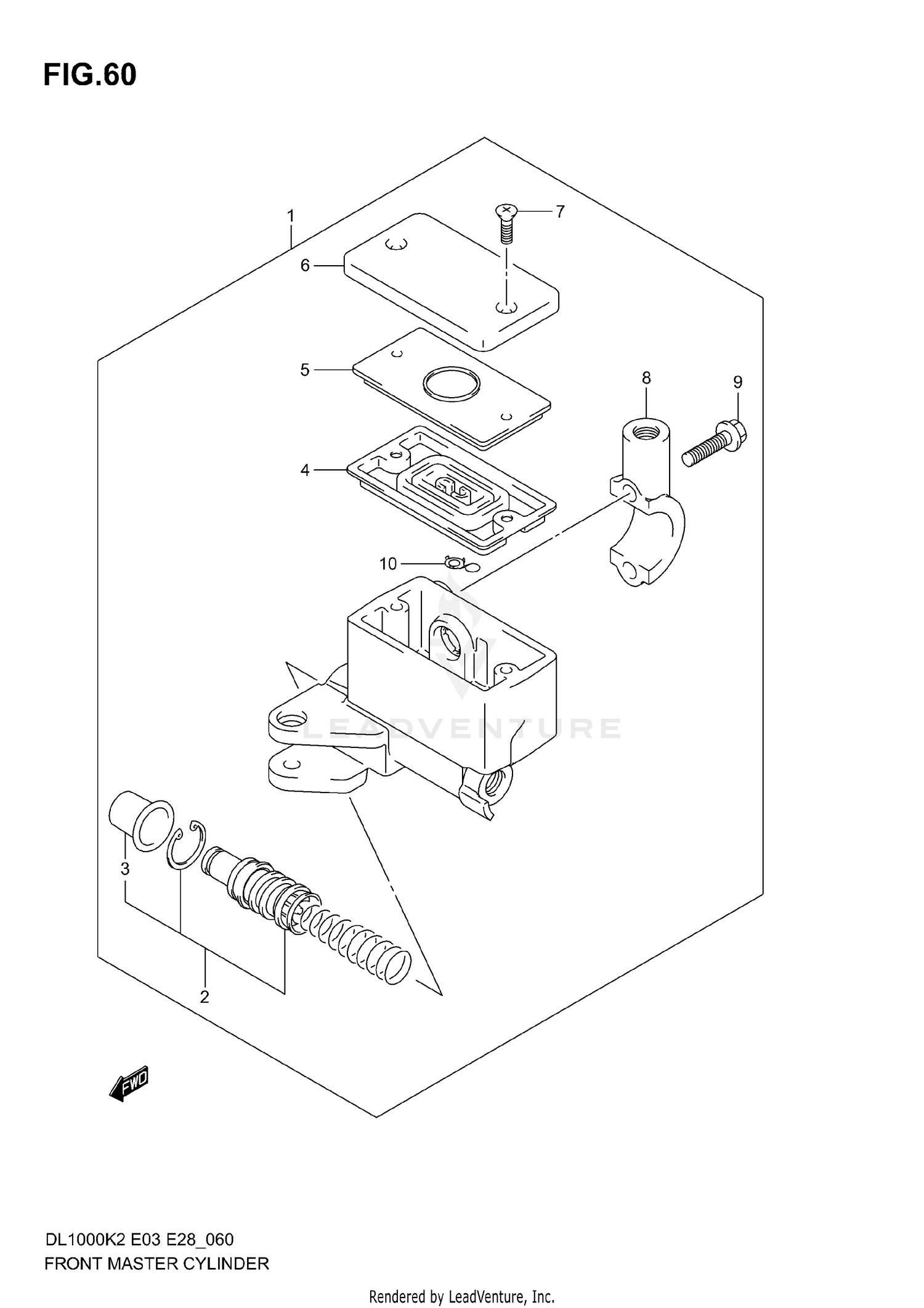 FRONT MASTER CYLINDER