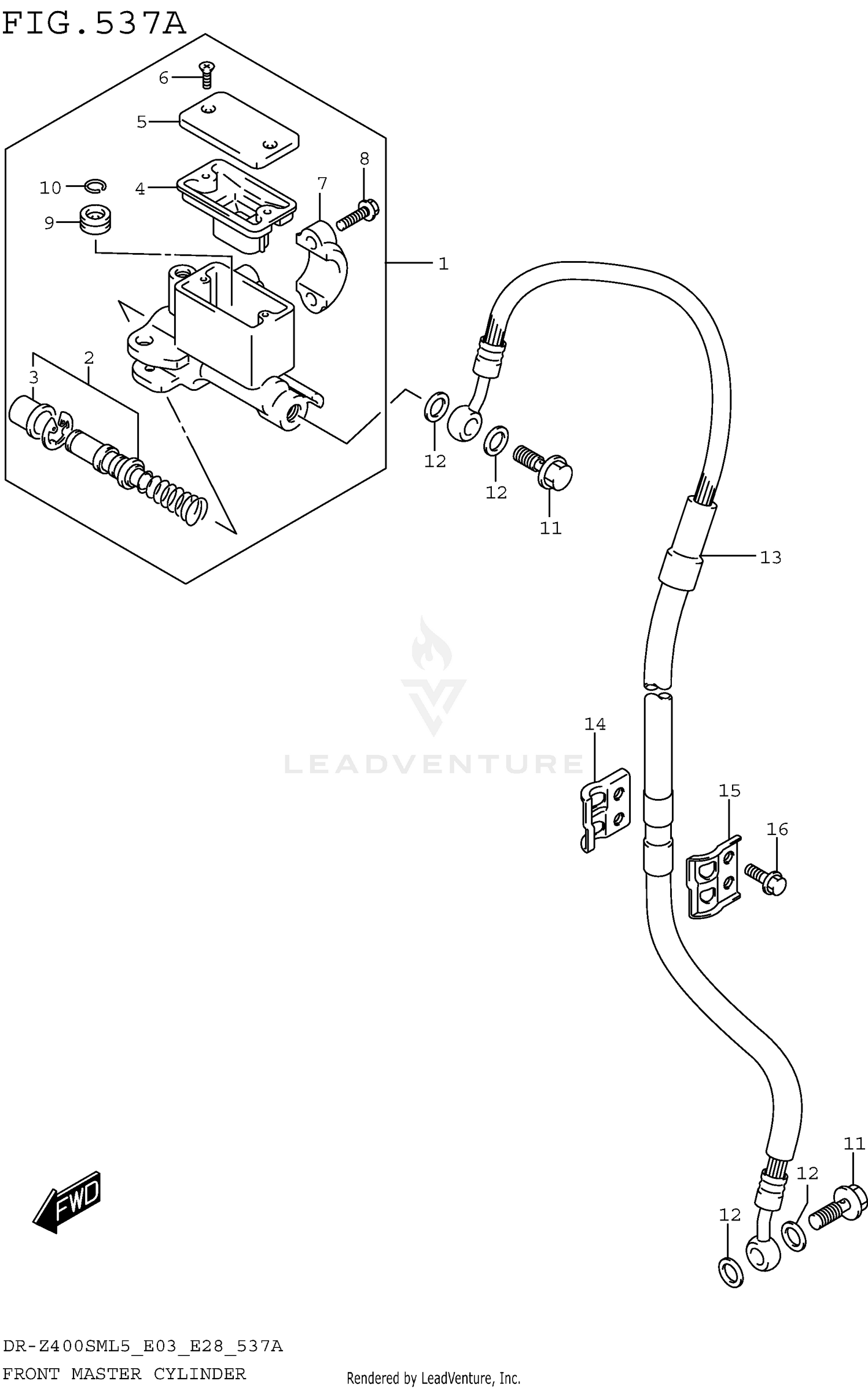FRONT MASTER CYLINDER