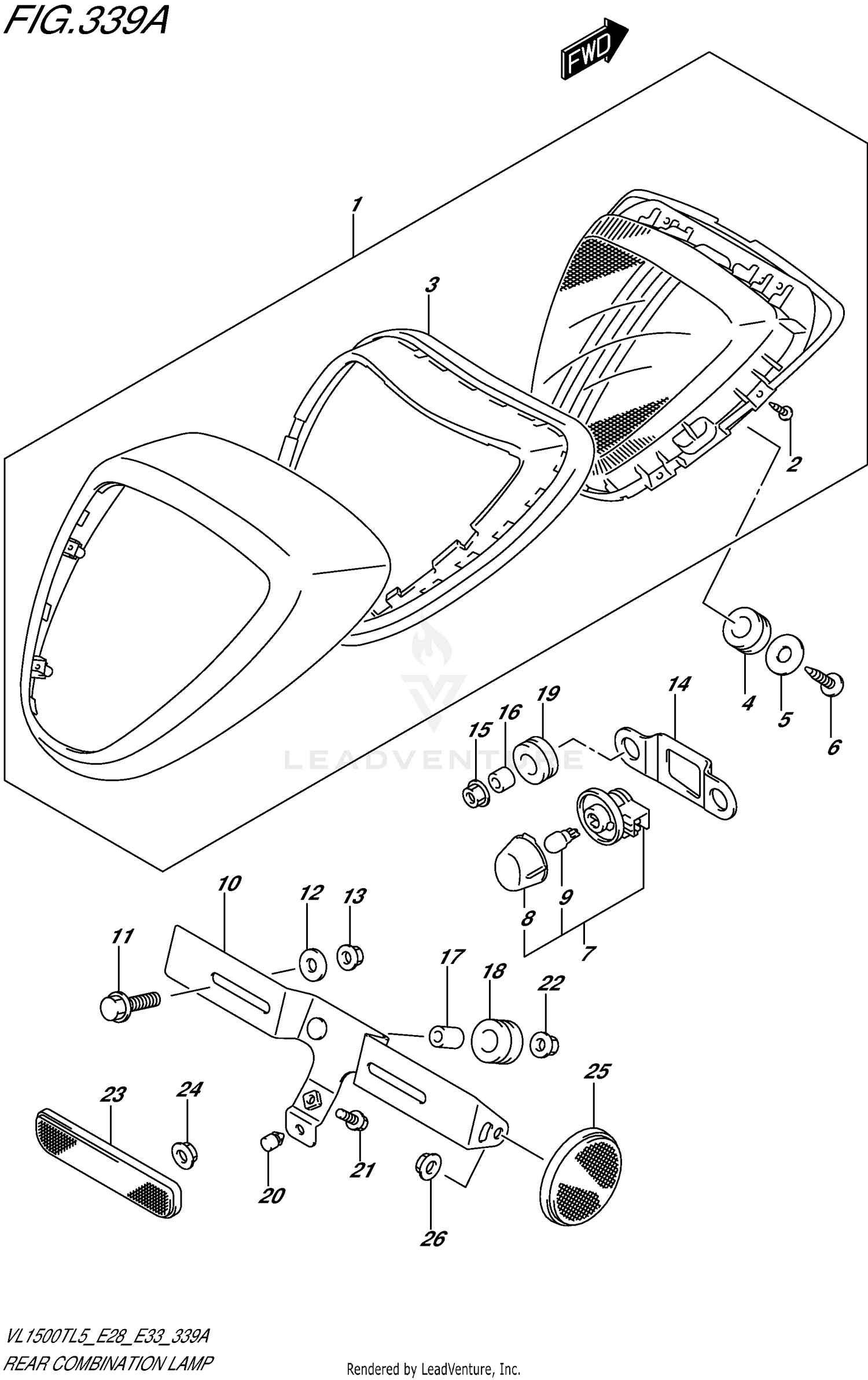 REAR COMBINATION LAMP