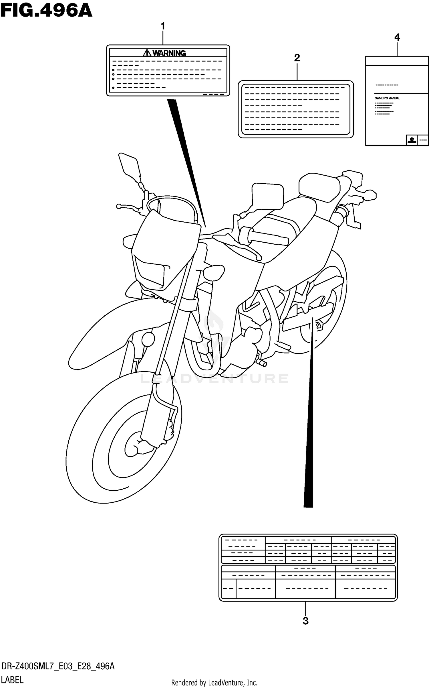 LABEL (DR-Z400SML7 E03)