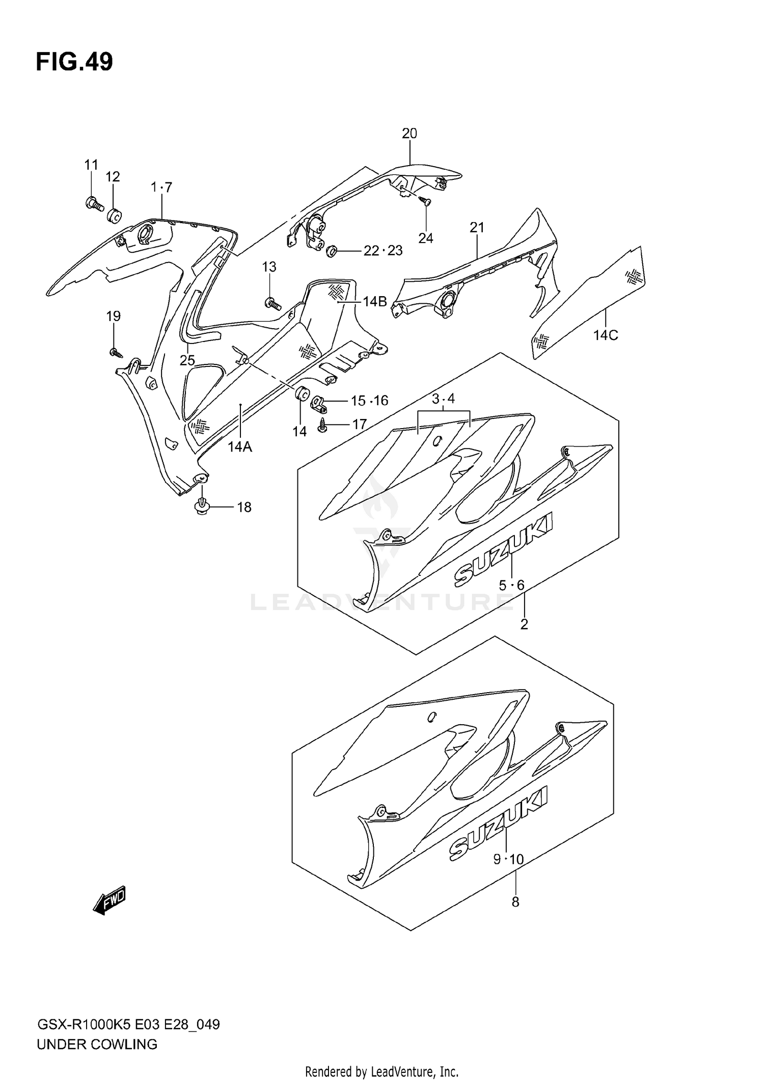UNDER COWLING (MODEL K5)