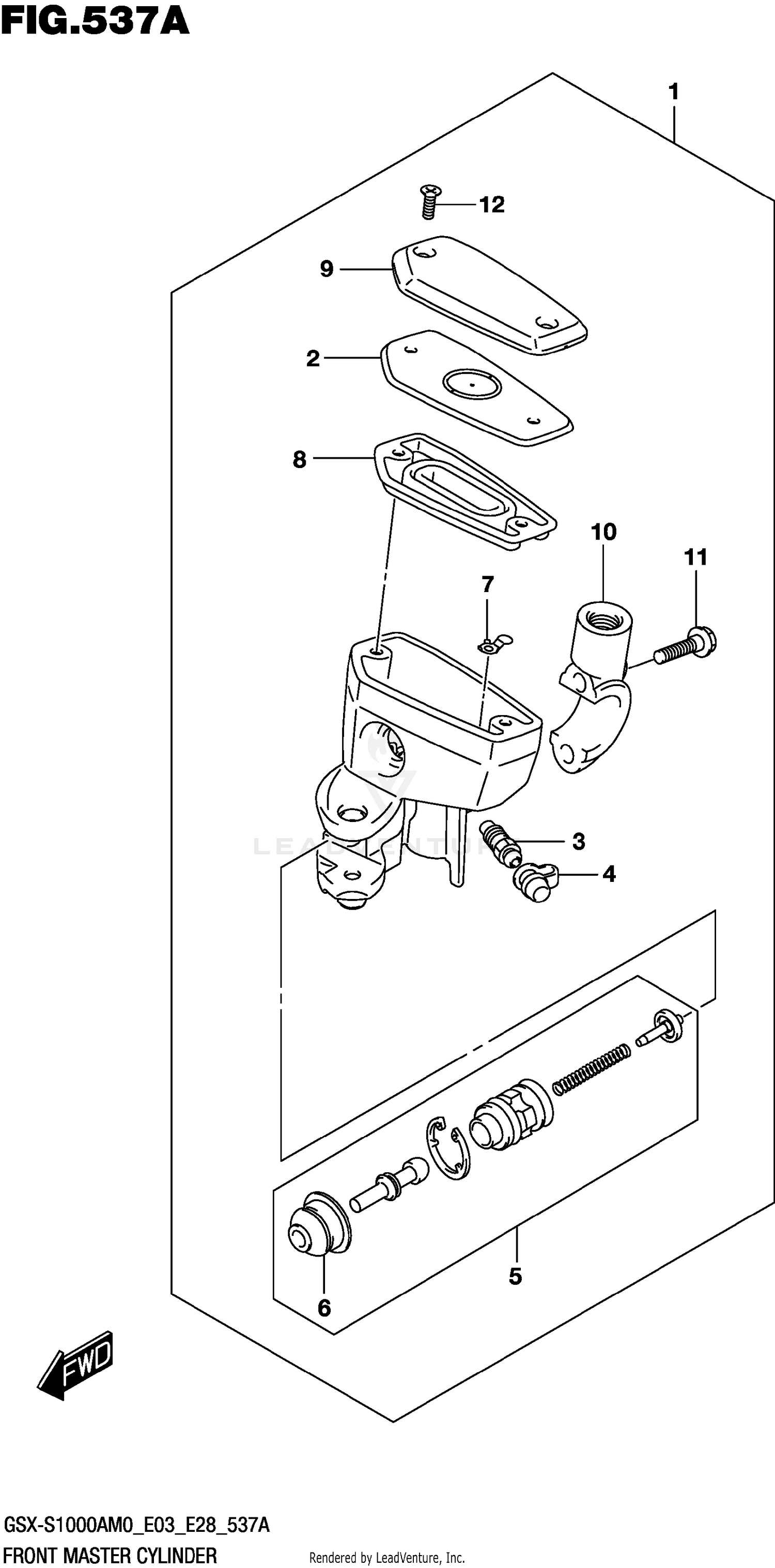 FRONT MASTER CYLINDER