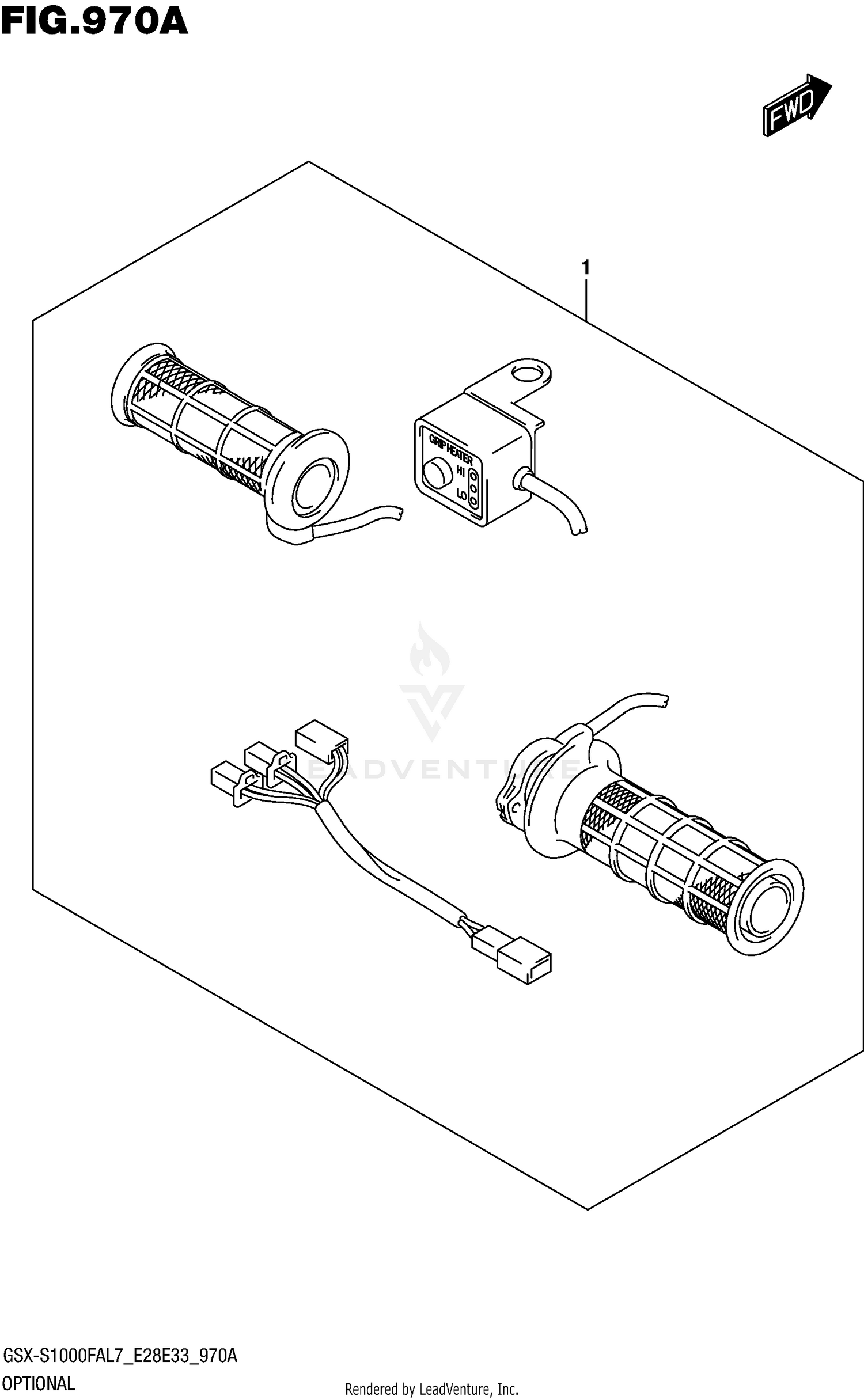 OPTIONAL (GRIP HEATER SET)