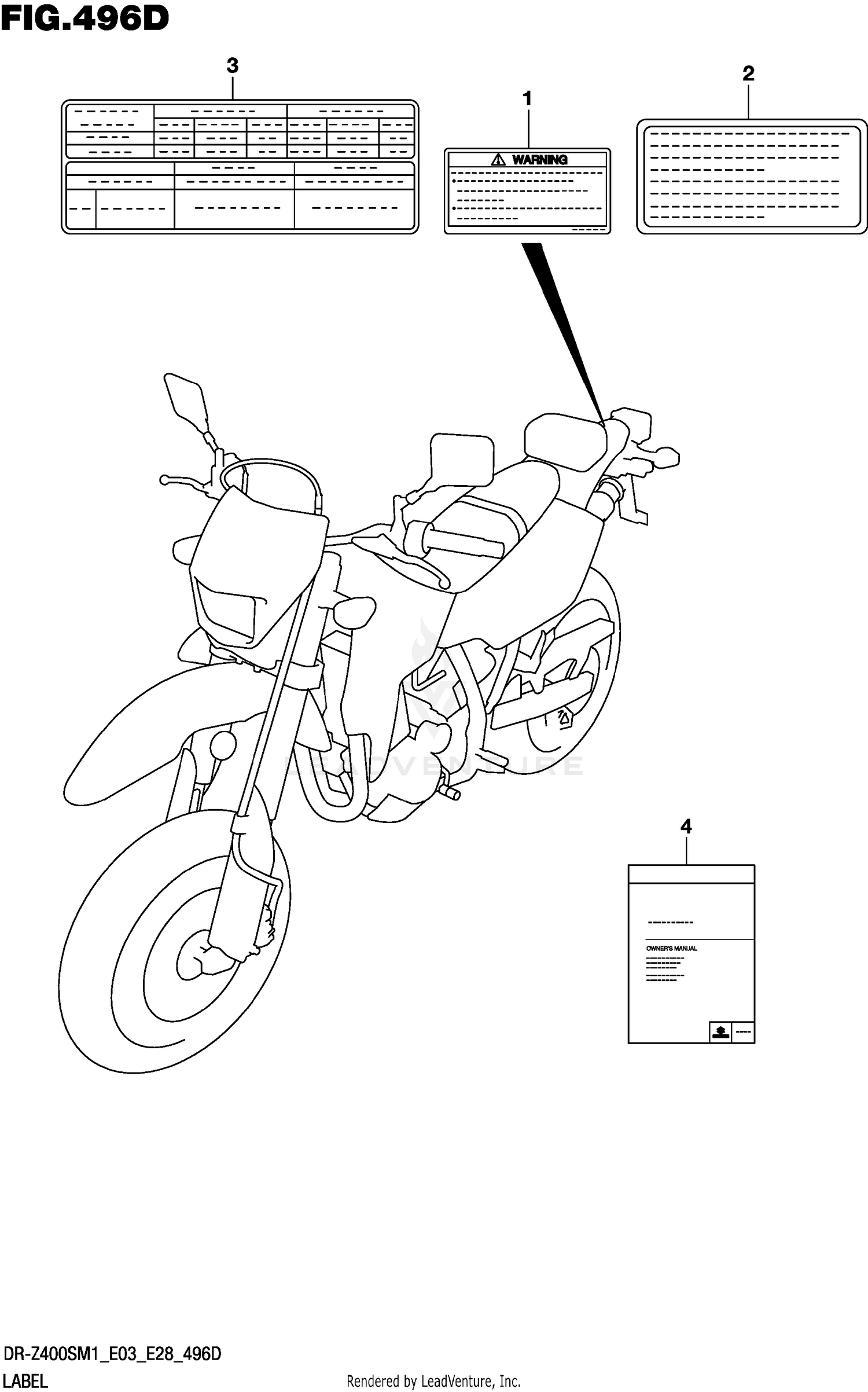 LABEL (DR-Z400S:E03)