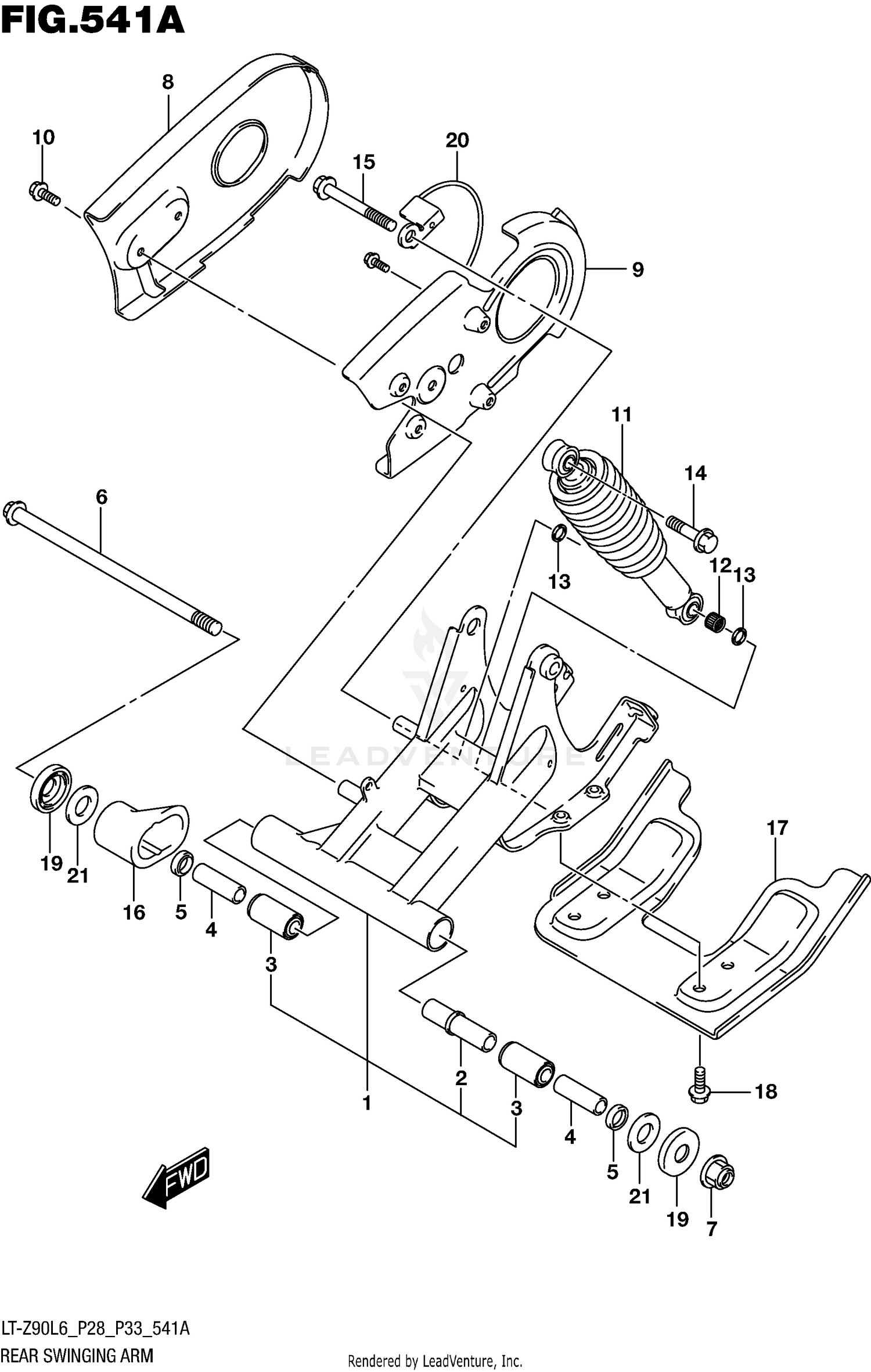 REAR SWINGINGARM